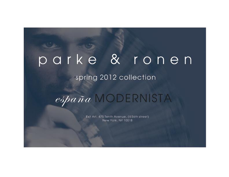 Parke & Ronen S/S 2012 "España Modernista" Lookbook