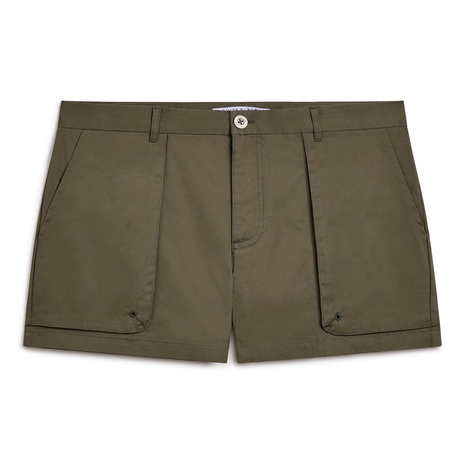NEW SPRING '25- Army Green Cargo Outback Short - Parke & Ronen