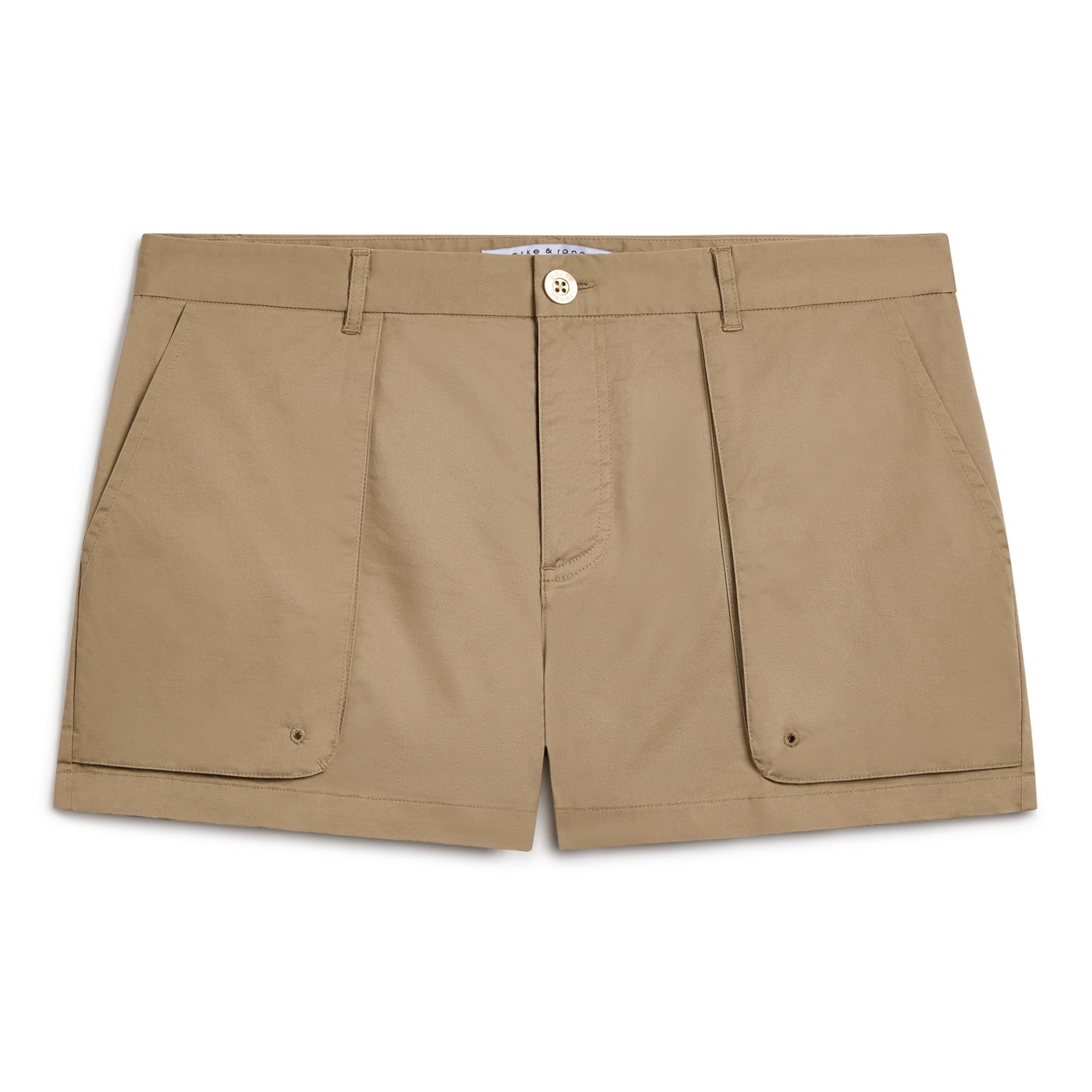 NEW SPRING '25- Khaki Cargo Outback Short - Parke & Ronen