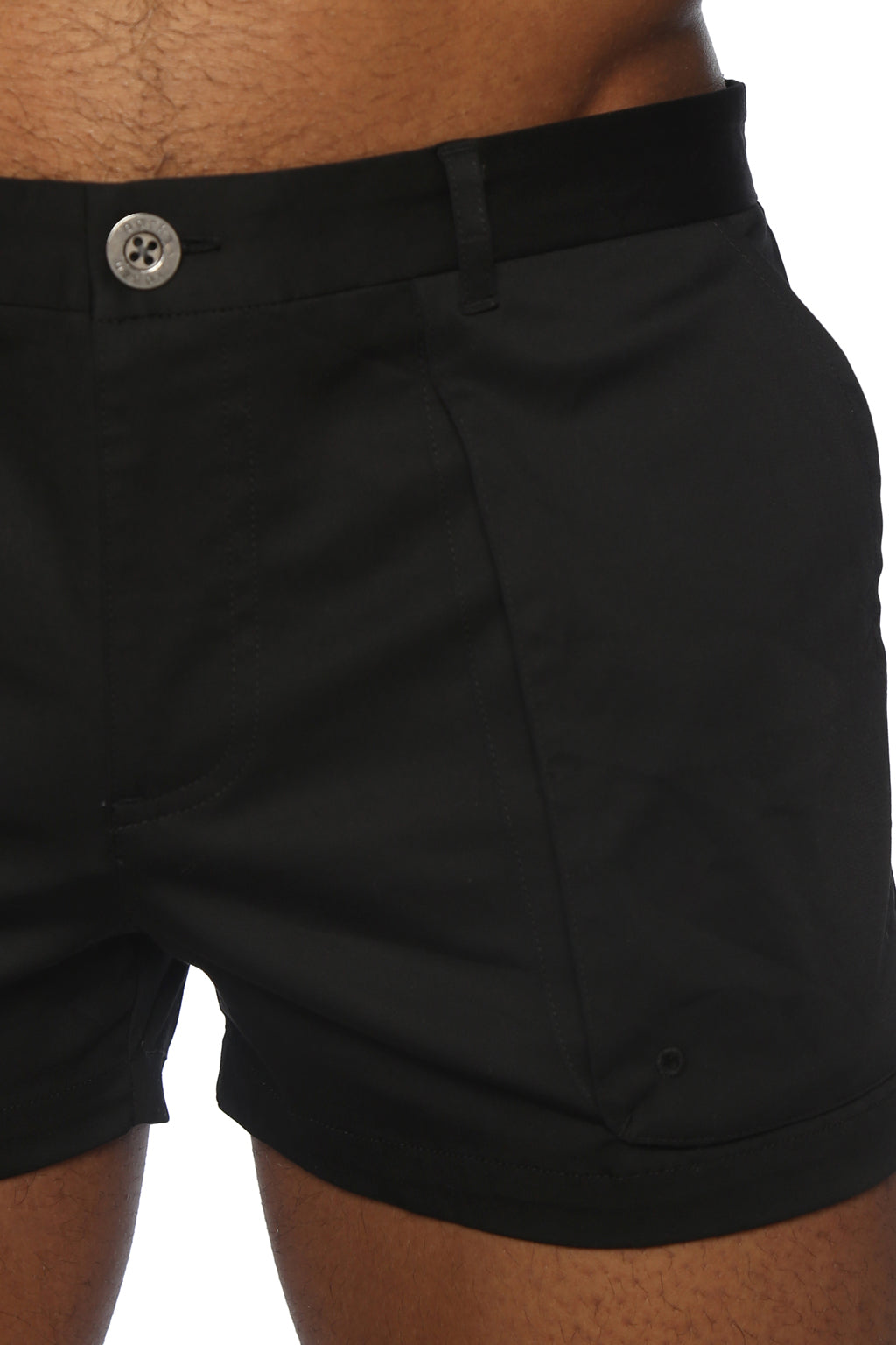 NEW SPRING '25- Black Cargo Outback Short - Parke & Ronen