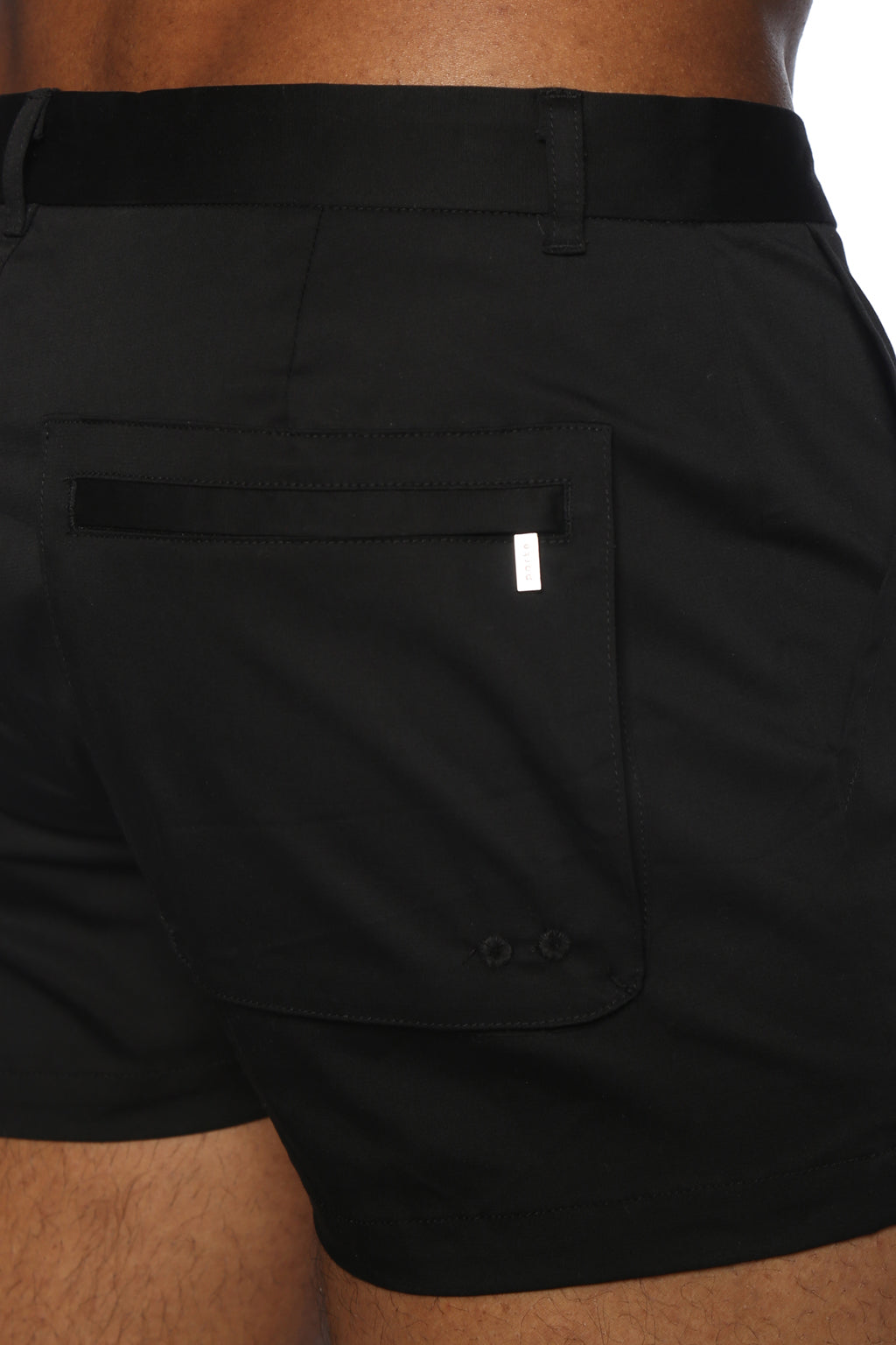 NEW SPRING '25- Black Cargo Outback Short - Parke & Ronen