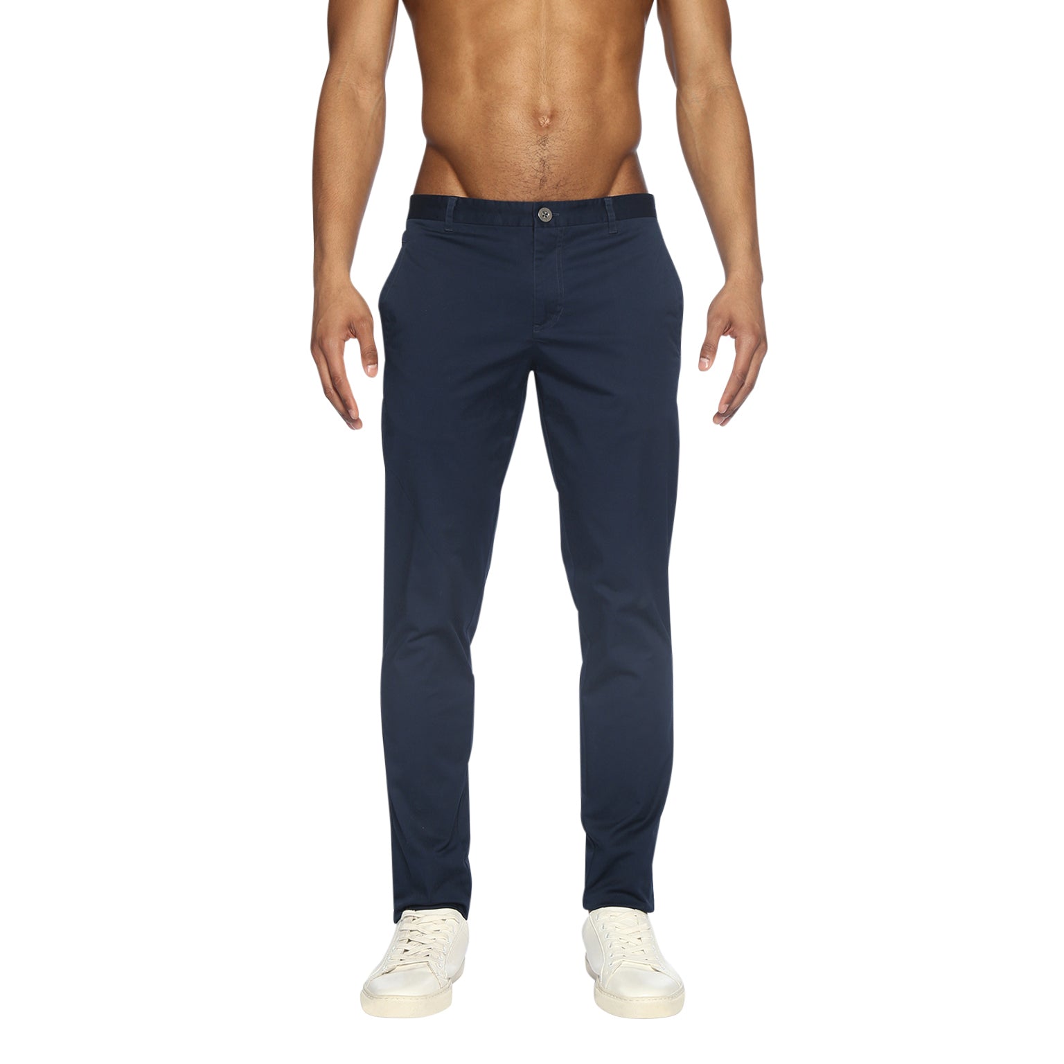 Navy Solid Aspen Pant