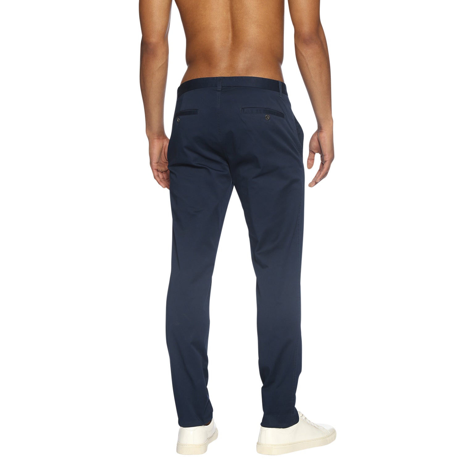 Navy Solid Aspen Pant