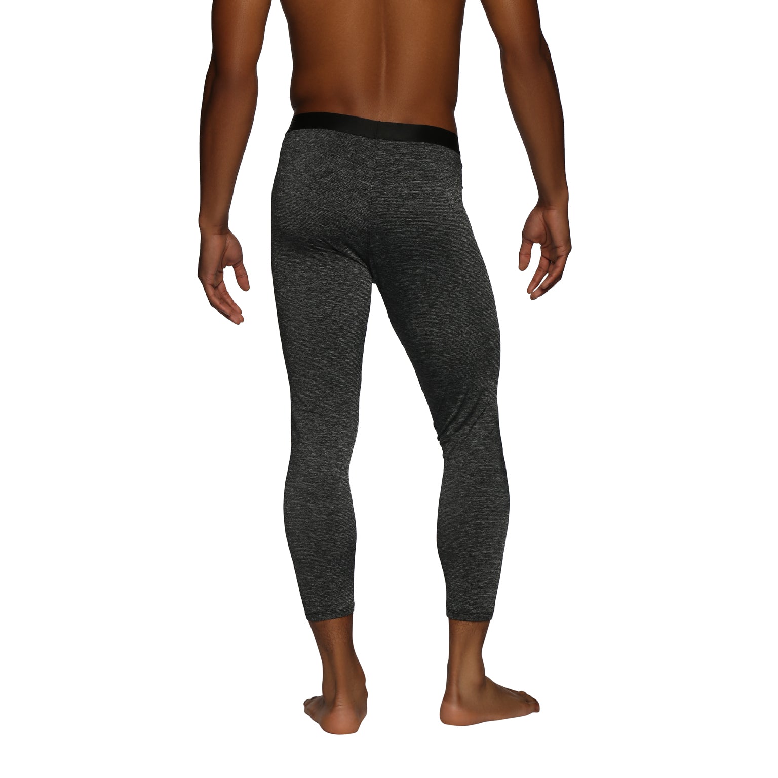 ACTIONWEAR Heather Black Mako Nylon Legging - parke & ronen