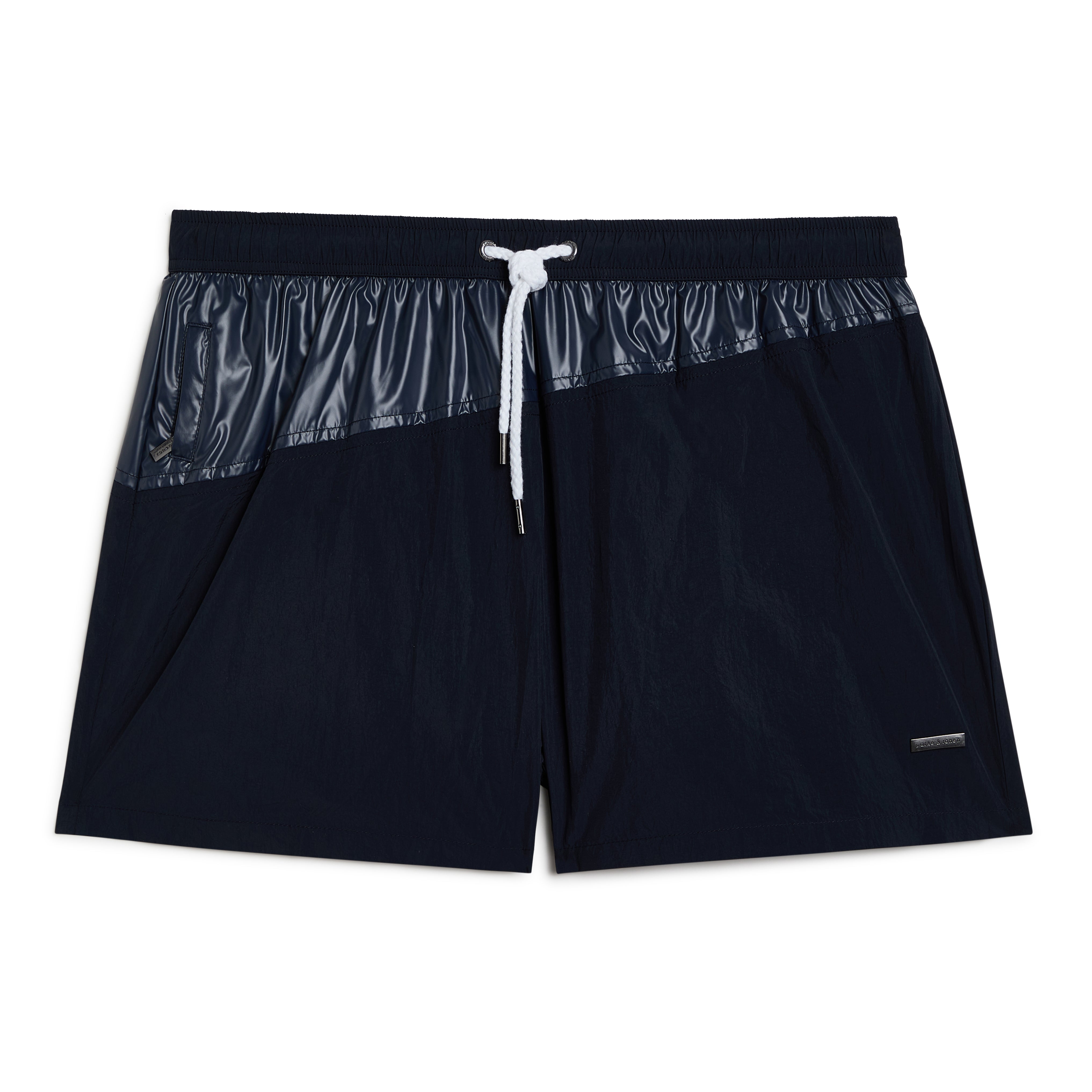 NEW SPRING '25- Navy Vector Swim Short - Parke & Ronen