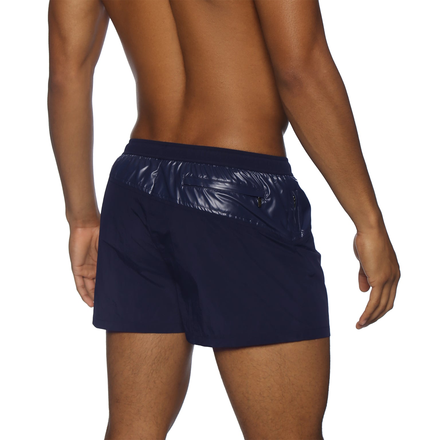 NEW SPRING '25- Navy Vector Swim Short - Parke & Ronen