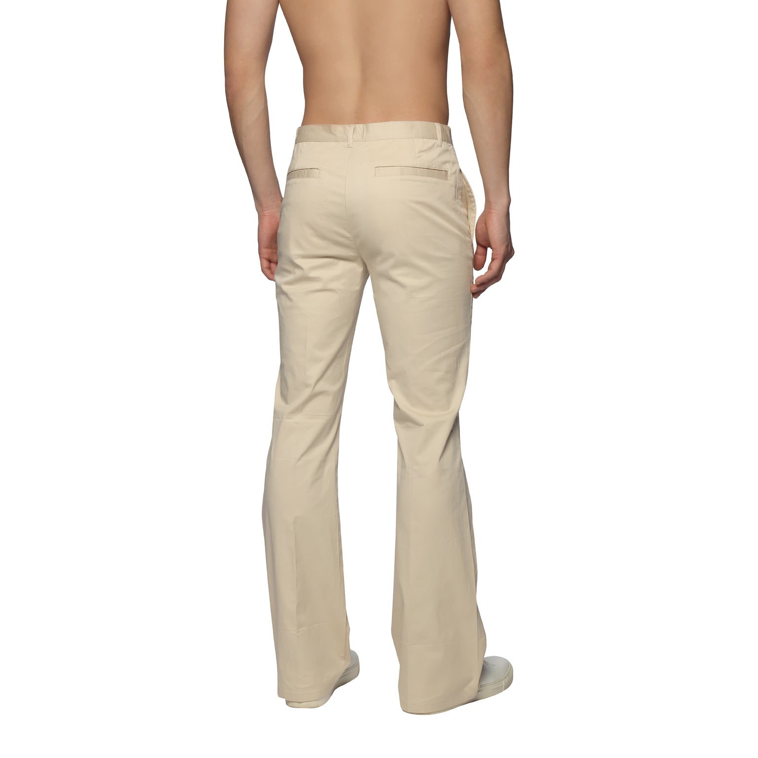 SAVE 70%- Beige Spring Twill Portofino Pant - parke & ronen