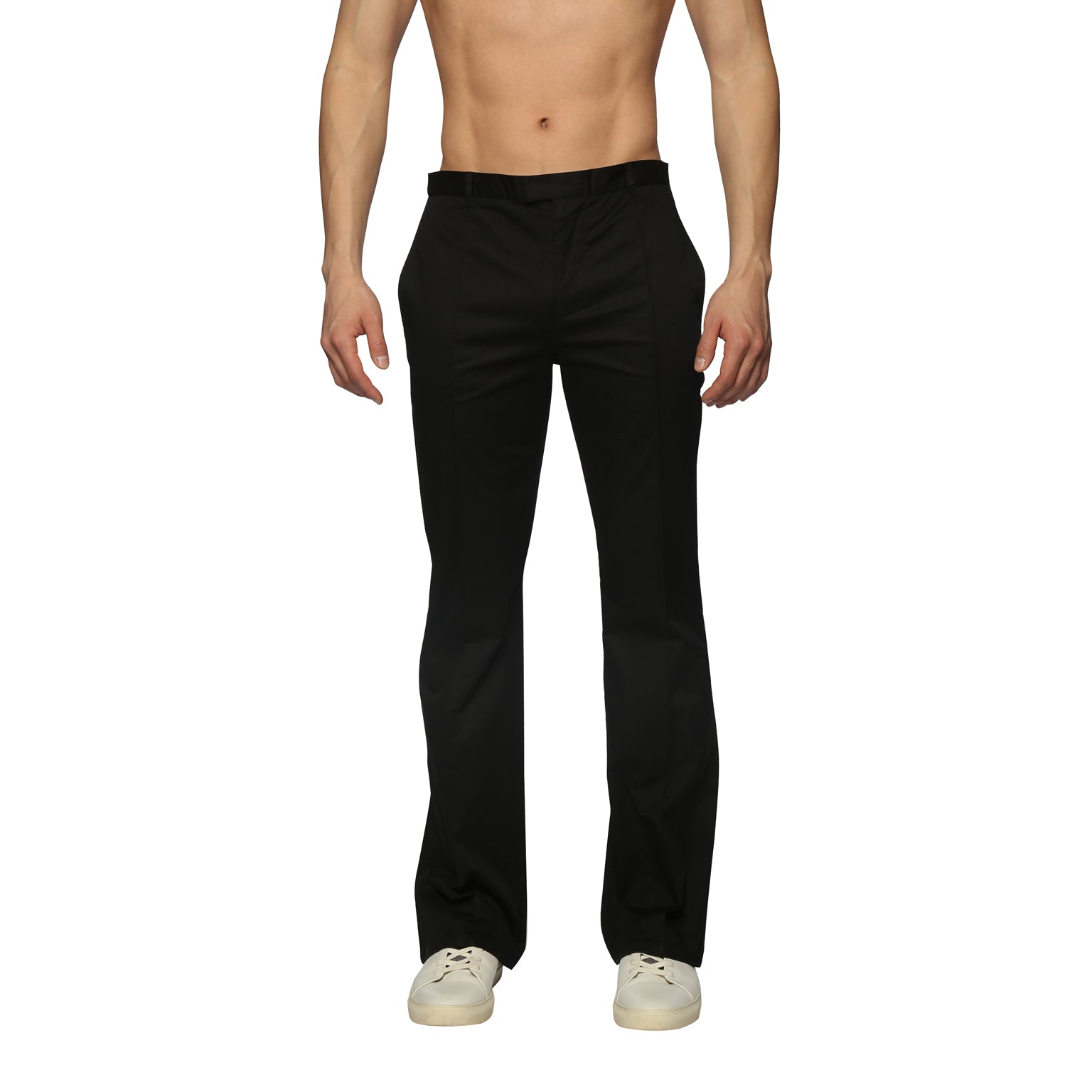 SAVE 70%- Black Spring Twill Portofino Pant - parke & ronen