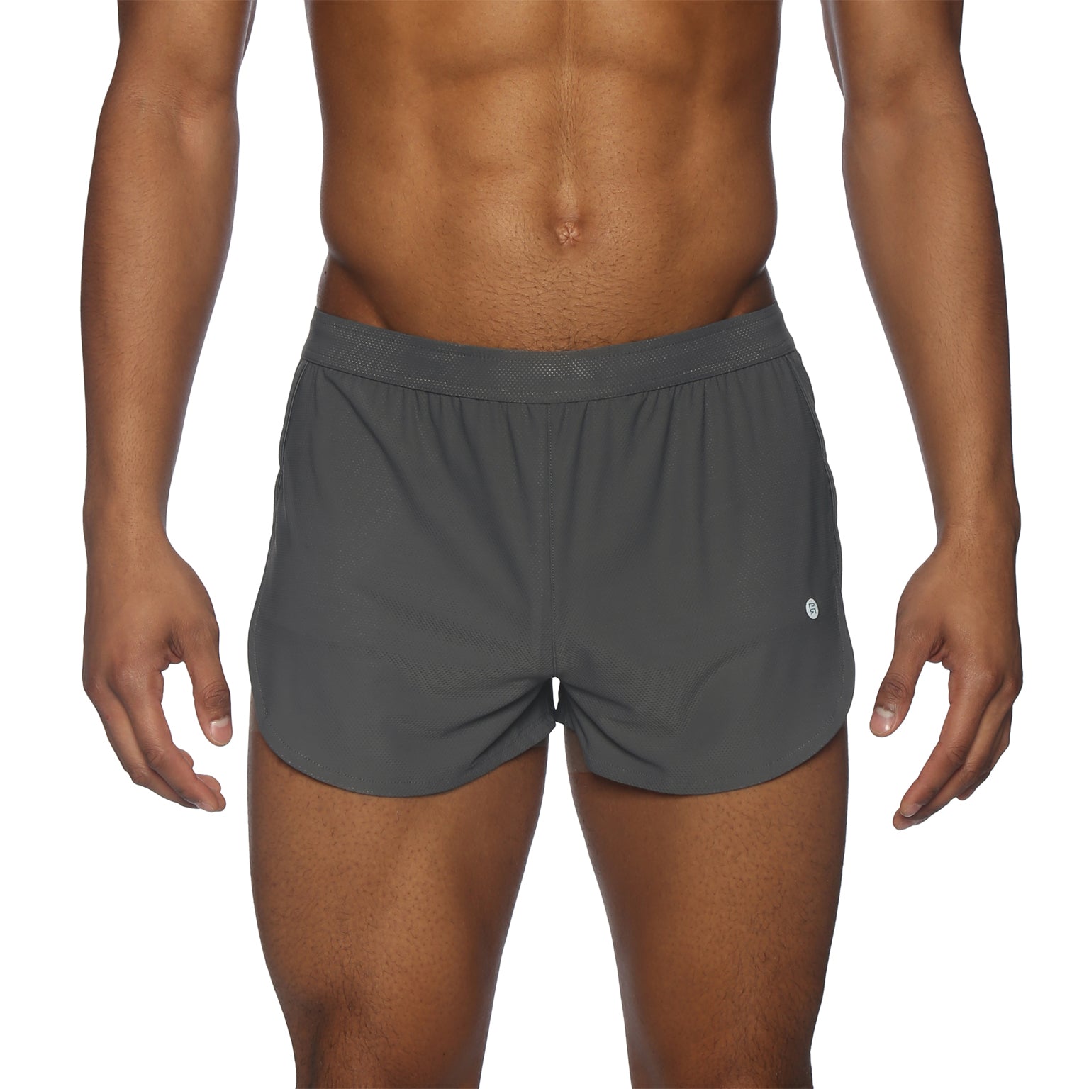 NEW SPRING '25- Charcoal Mirage Mesh Sprinter Short - Parke & Ronen