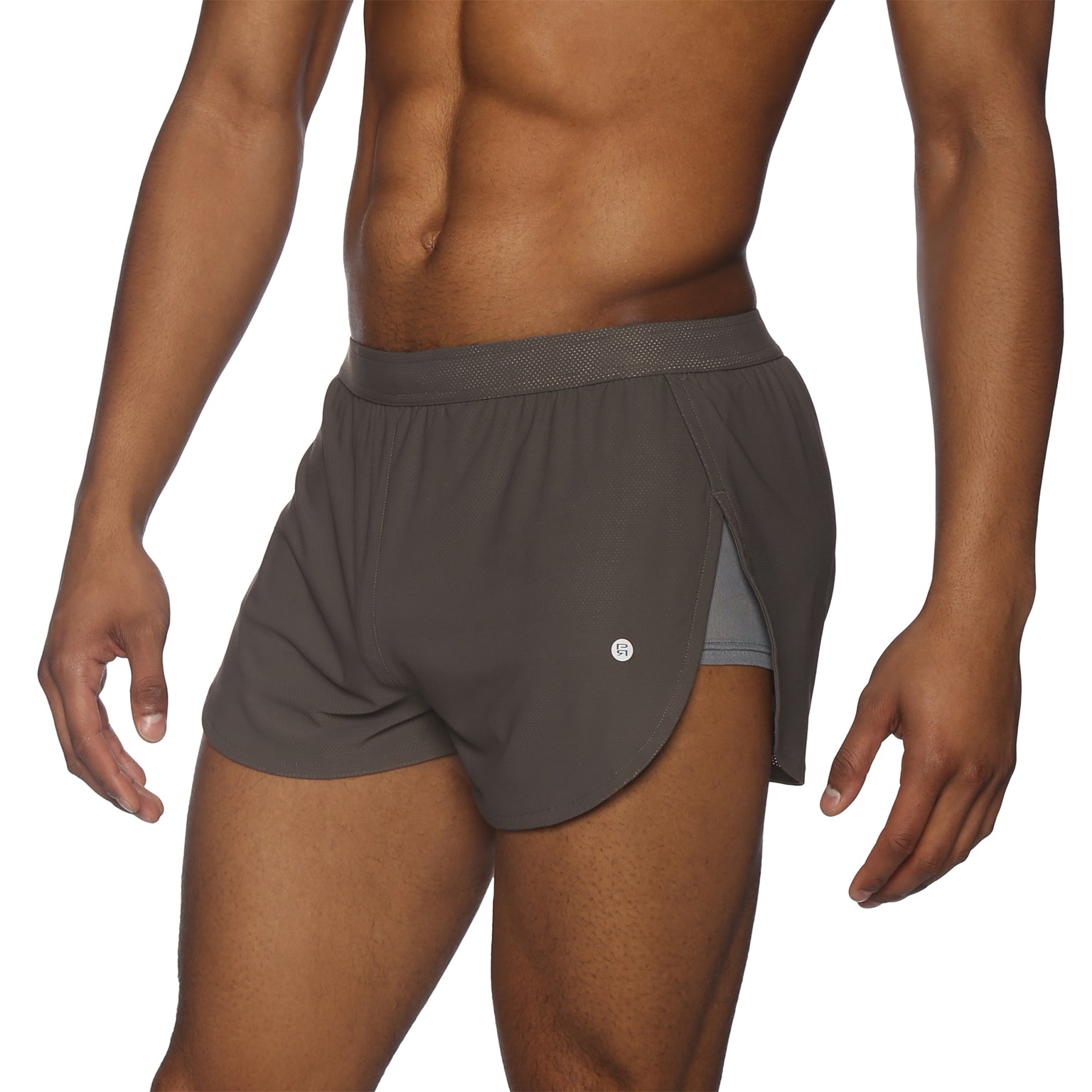 NEW SPRING '25- Charcoal Mirage Mesh Sprinter Short - Parke & Ronen