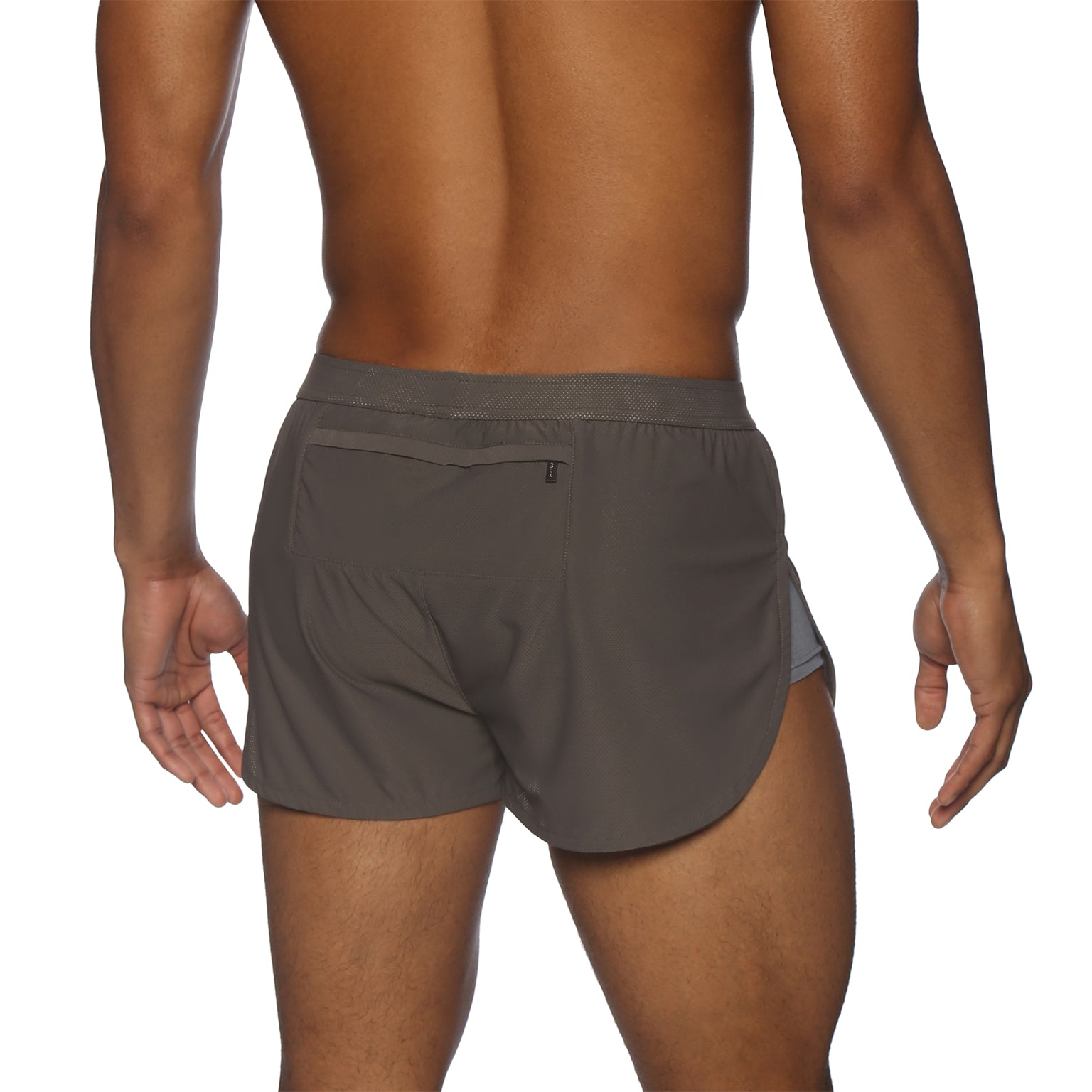 NEW SPRING '25- Charcoal Mirage Mesh Sprinter Short - Parke & Ronen