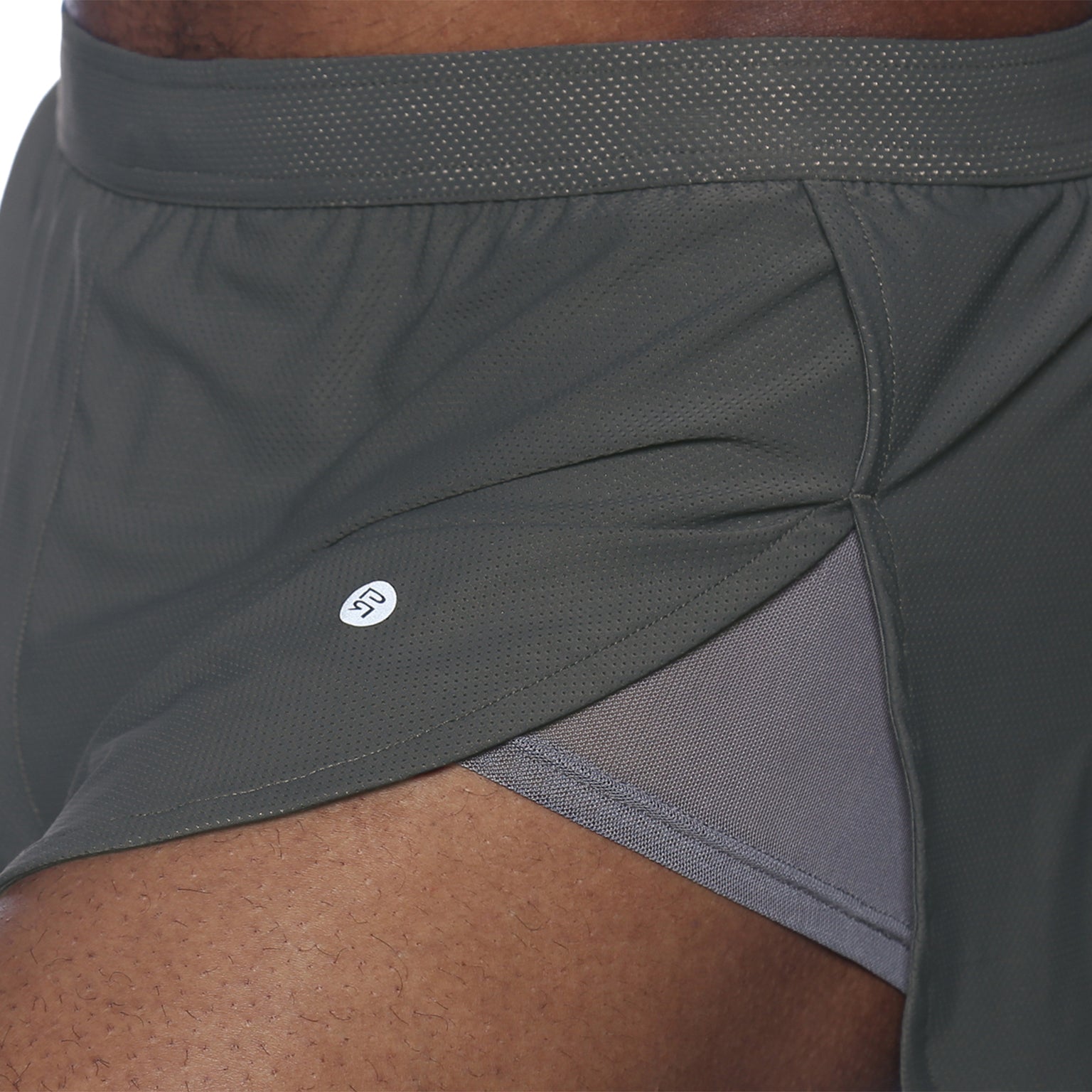 NEW SPRING '25- Charcoal Mirage Mesh Sprinter Short - Parke & Ronen