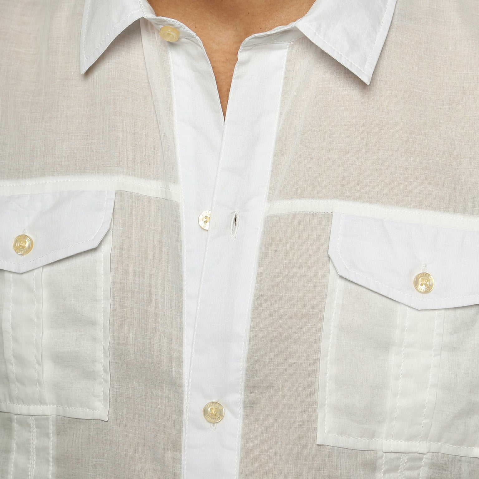 NEW SPRING '25- Vintage White Sleeveless Expedition Shirt - Parke & Ronen