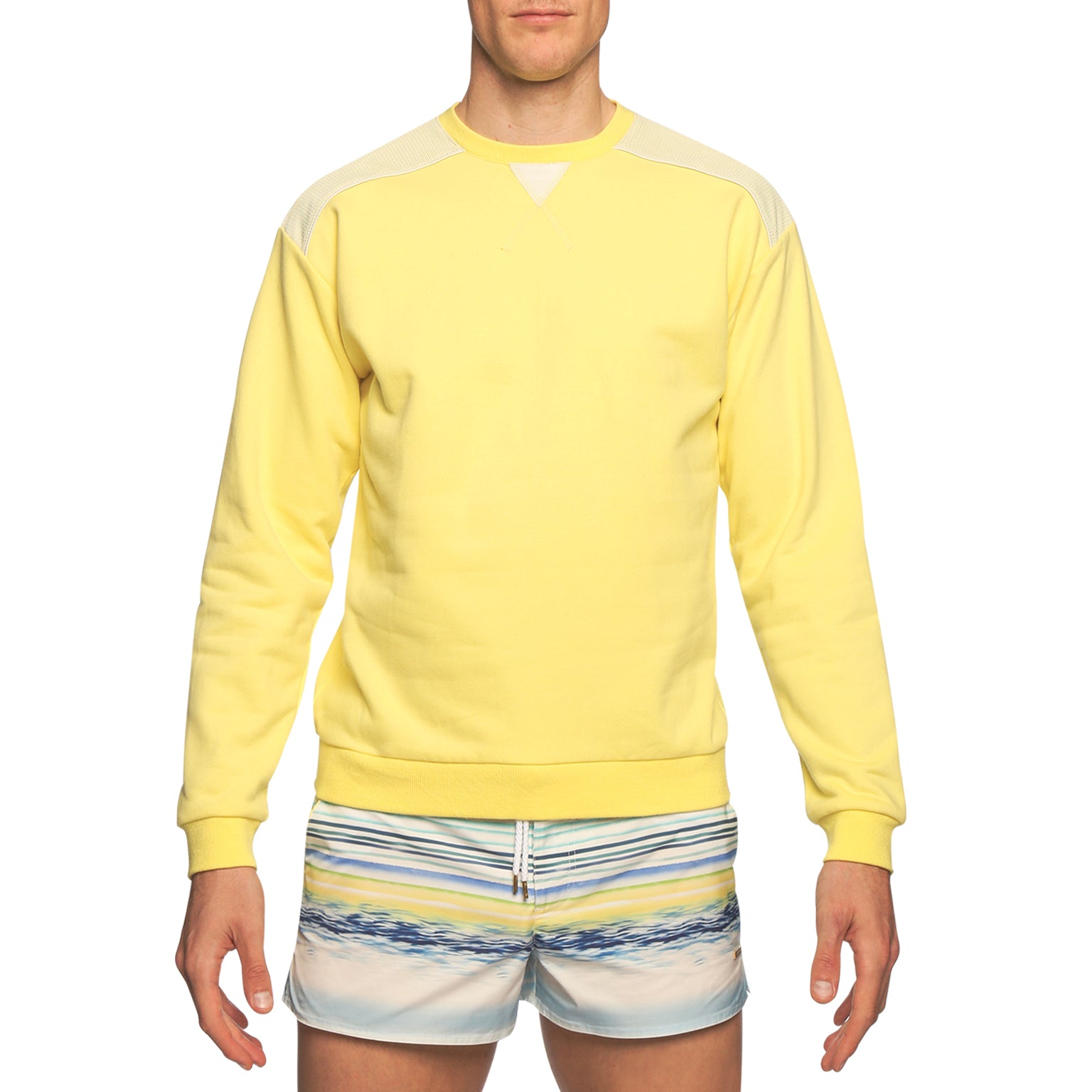 SAVE 70%- Lemon Tech Jersey Fleece Sweatshirt - parke & ronen