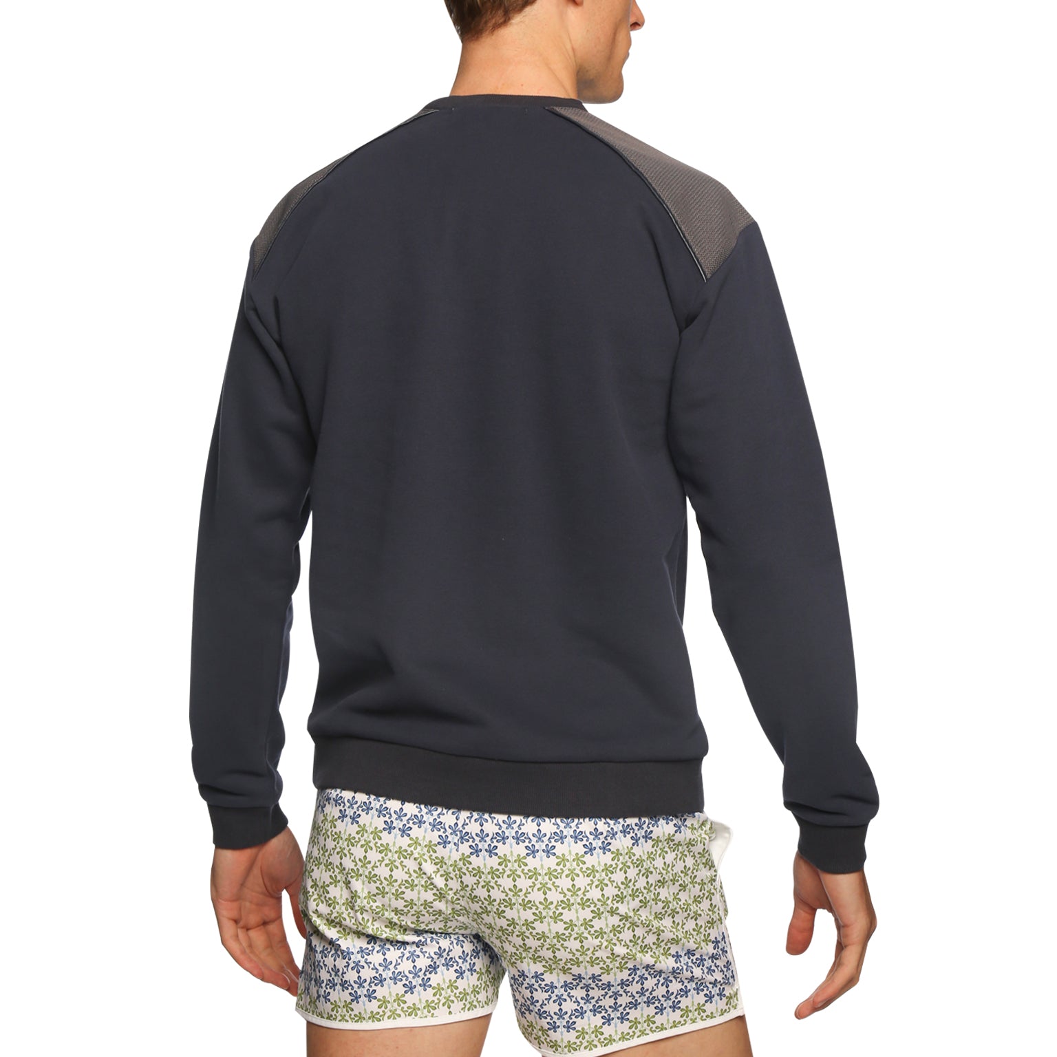 RESORT '24- Marine Blue Tech Jersey Fleece Sweatshirt