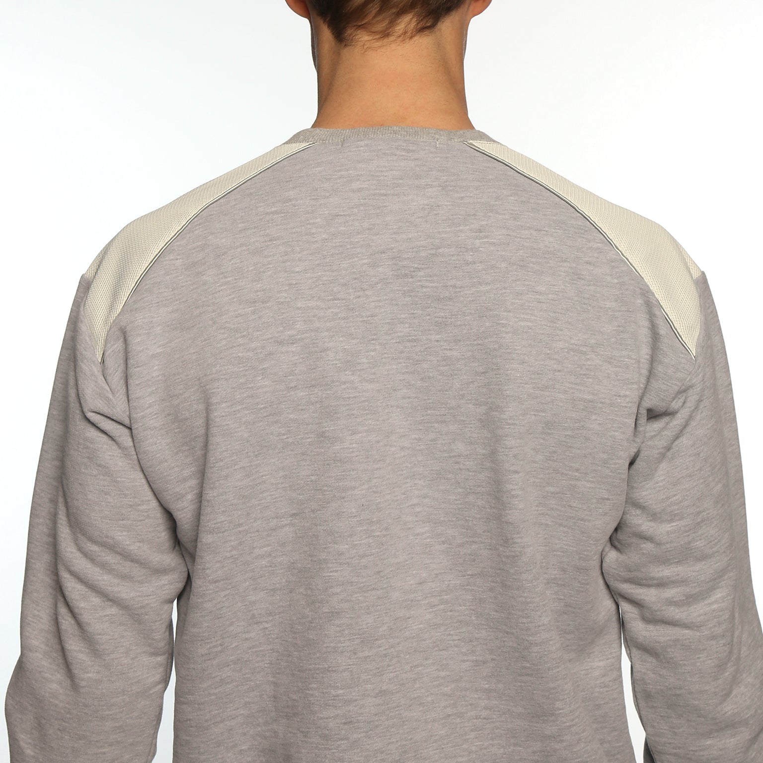 Varsity Grey Tech Jersey Fleece Sweatshirt