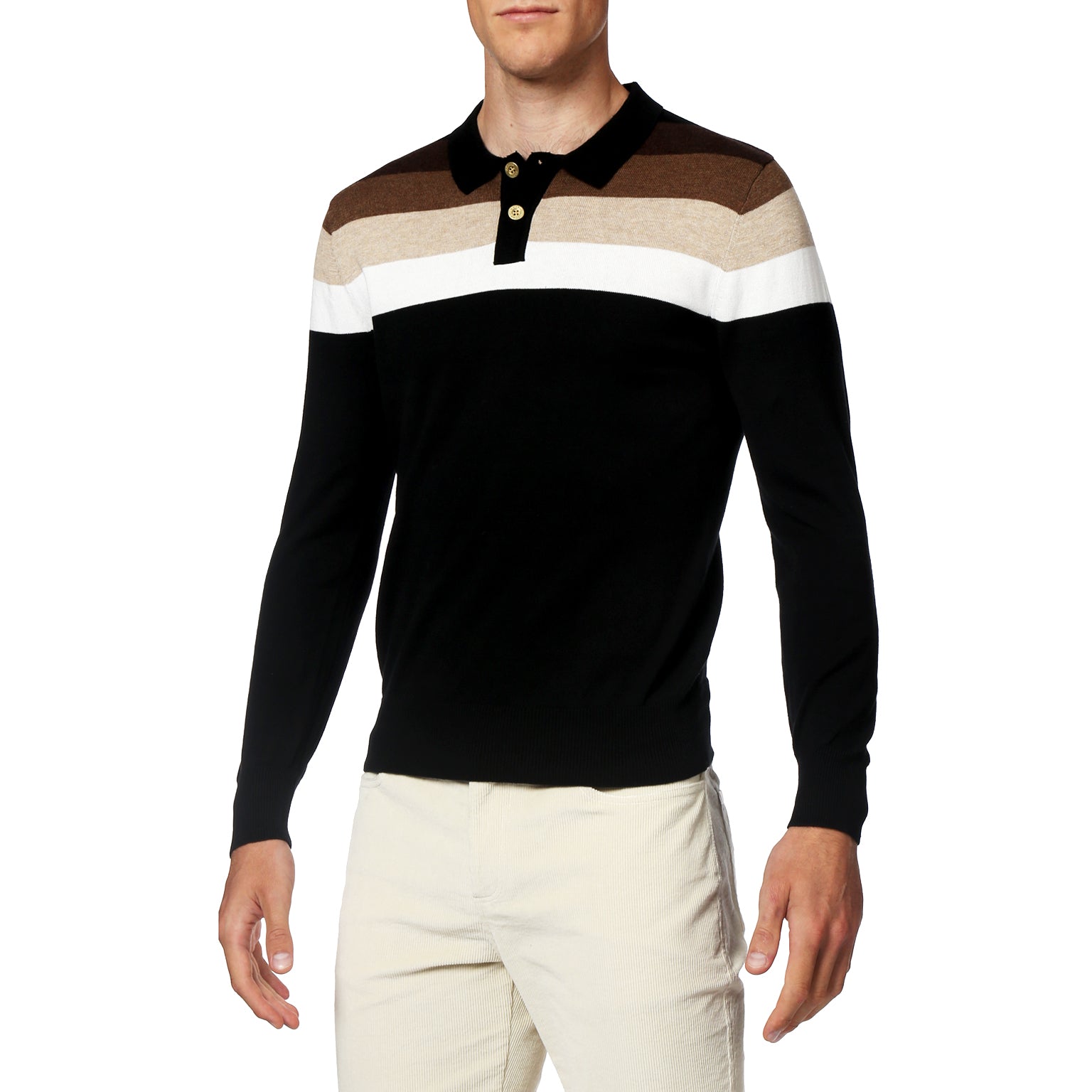 Black Canaveral Knit Polo