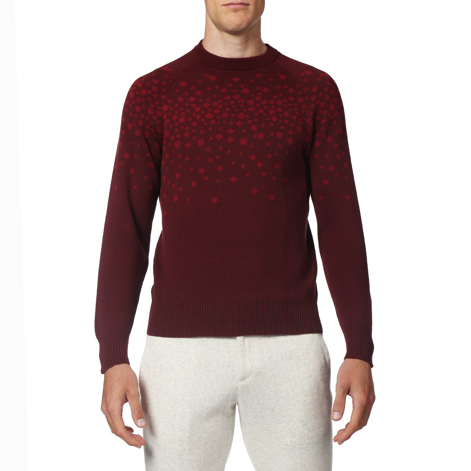 SAVE 70%- Mars Red Starlight Sweater