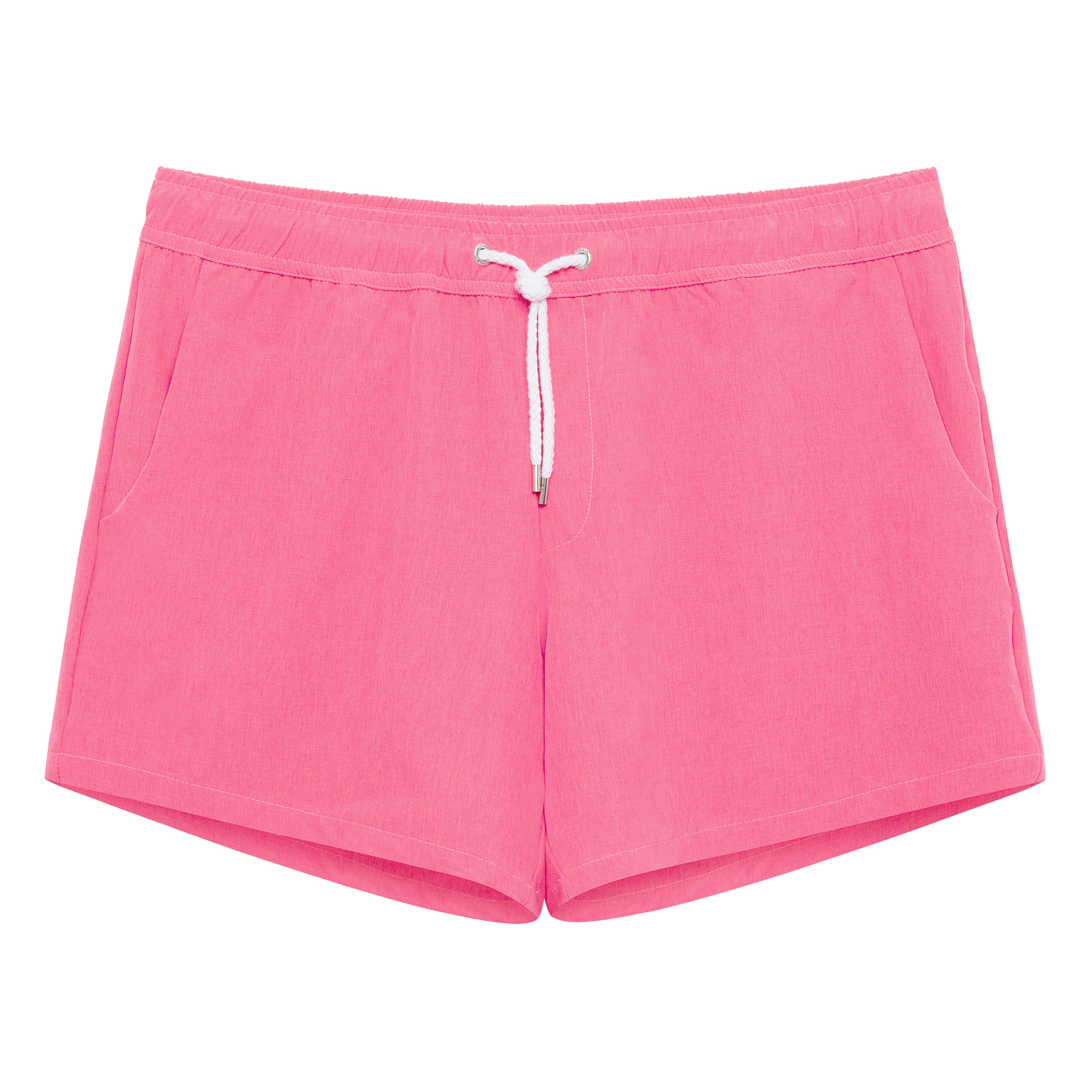 Rosé Solid Stretch Knockout Boxer Short - parke & ronen