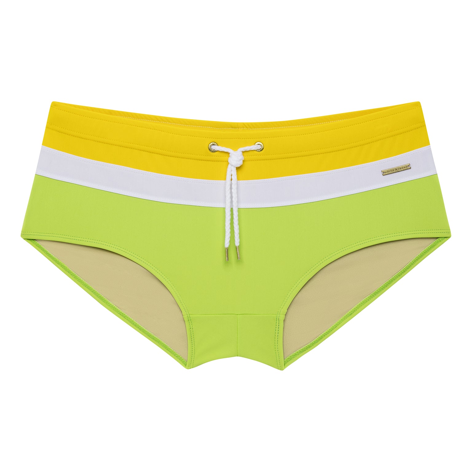 Sunflower/Lime Colorblock Corcovado Brief