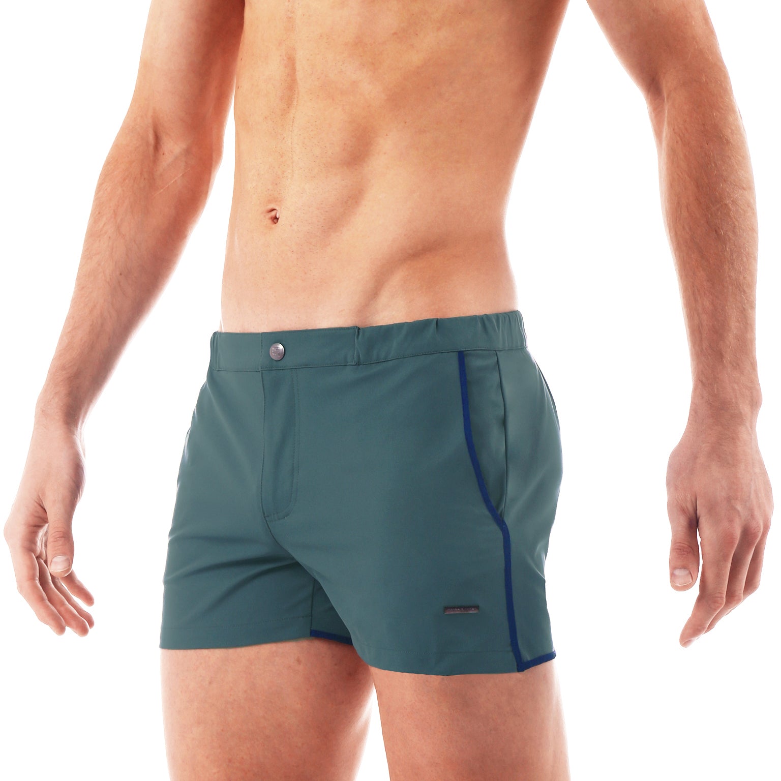 Dusk Blue 2" Angeleno Solid Stretch - parke & ronen