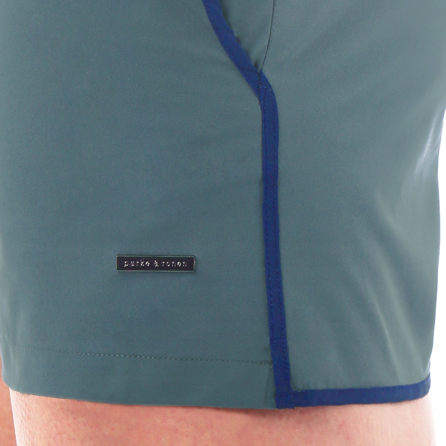 Dusk Blue 2" Angeleno Solid Stretch - parke & ronen