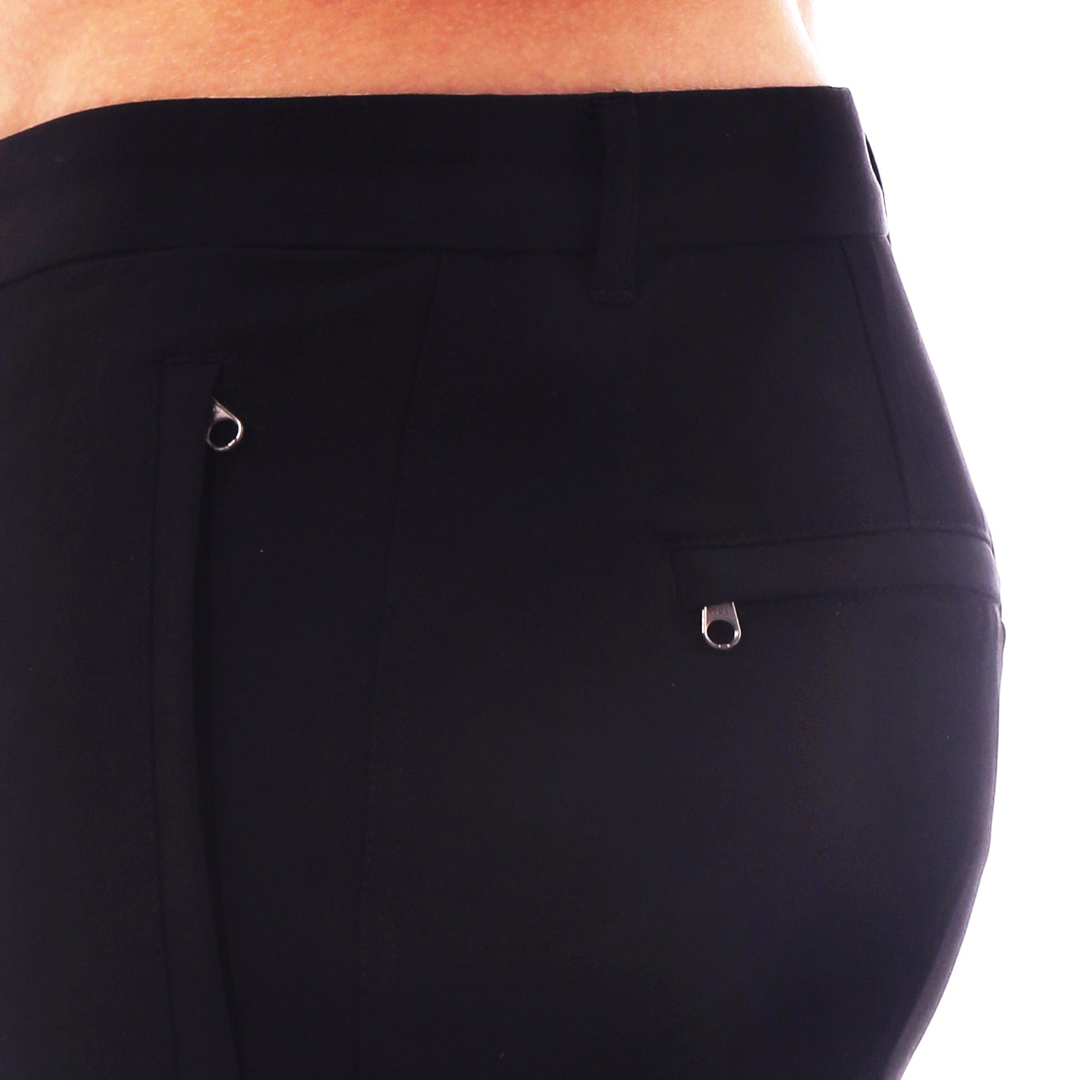 ACTIONWEAR Black Solid Action Stretch Holler Shorts