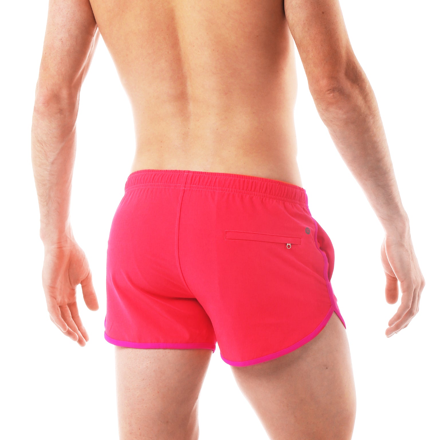 SAVE 70%- ACTIONWEAR Fuchsia Runner Short - parke & ronen
