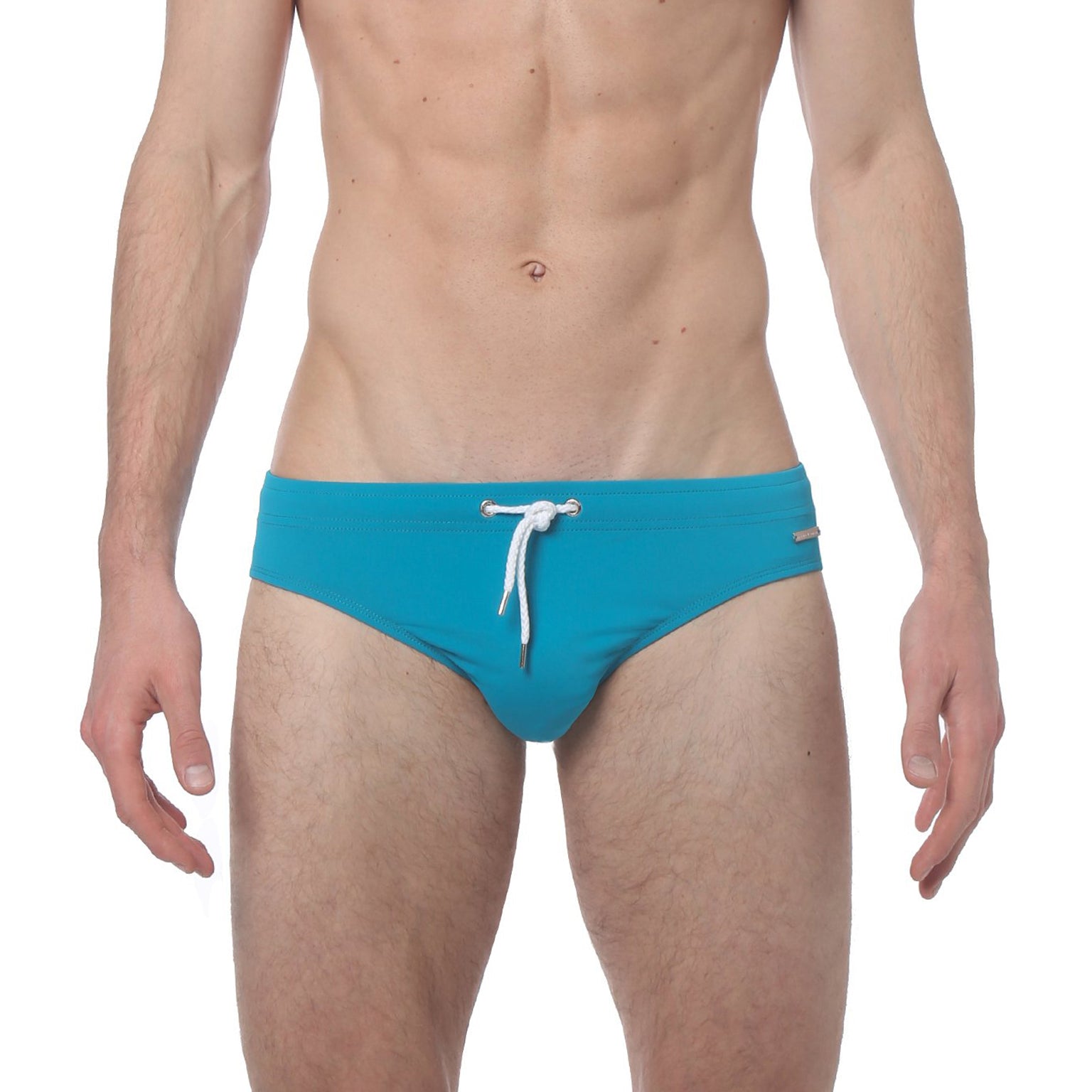 Green Teal Meridian Solid Bikini - parke & ronen