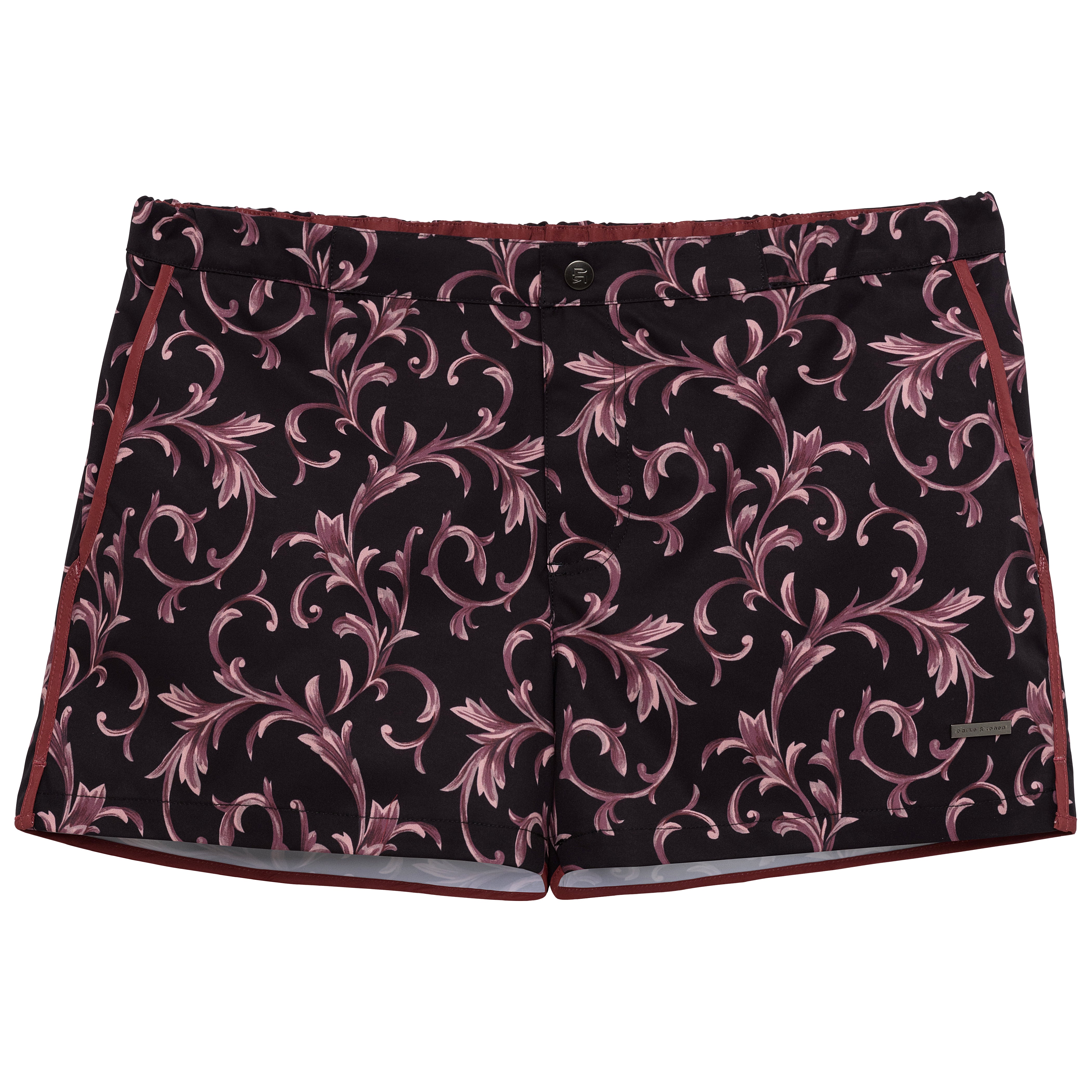 SAVE 70% - Black Garnet Bernini Print 2" Angeleno Stretch - parke & ronen
