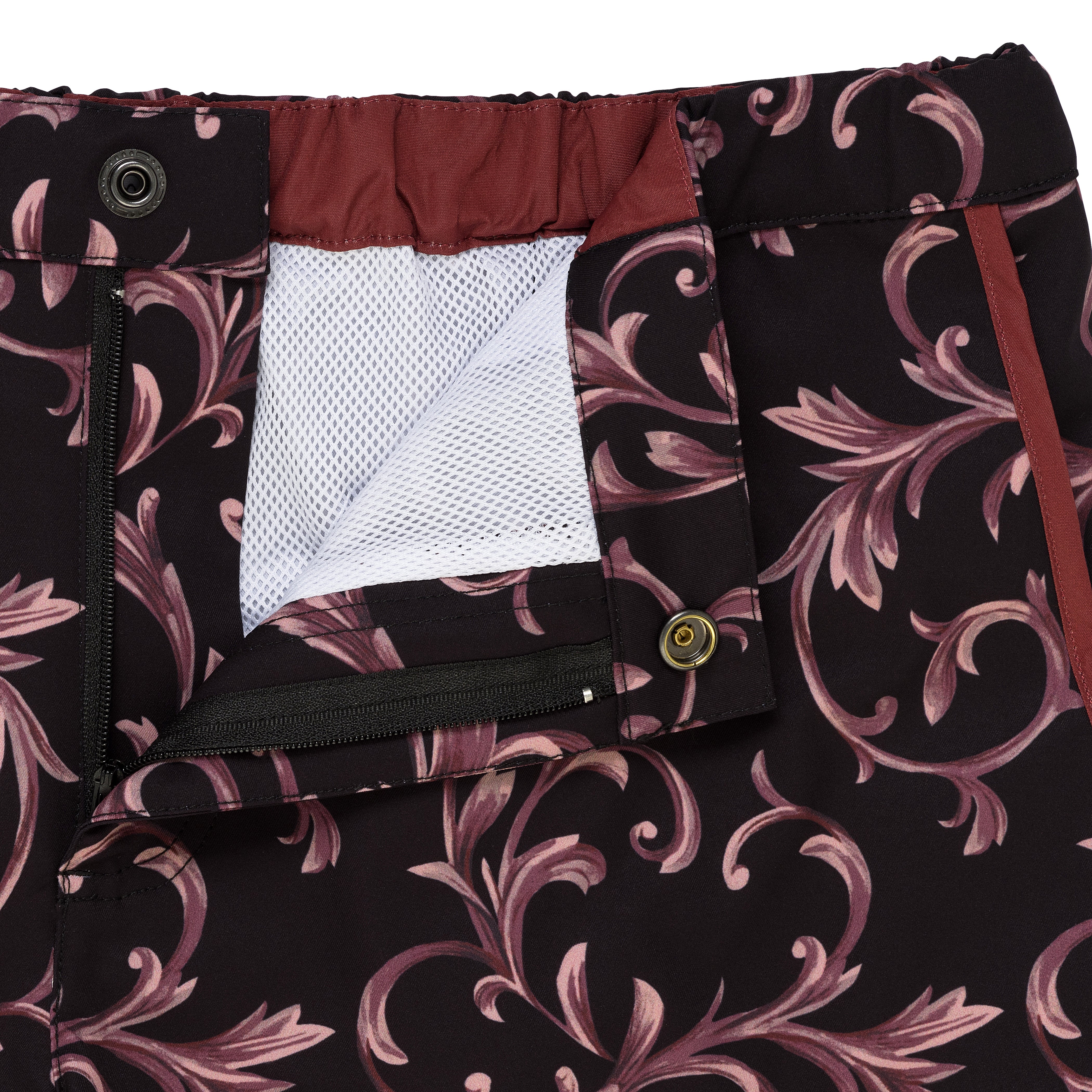 SAVE 70% - Black Garnet Bernini Print 2" Angeleno Stretch - parke & ronen