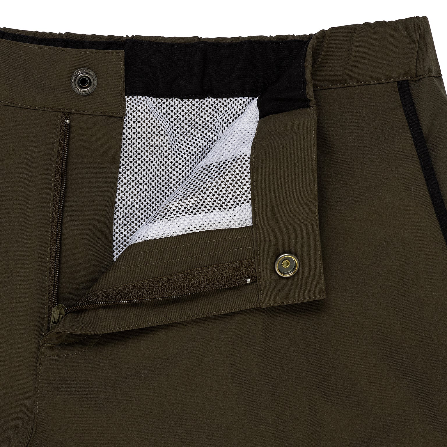 Army Green 2" Angeleno Solid Stretch - parke & ronen