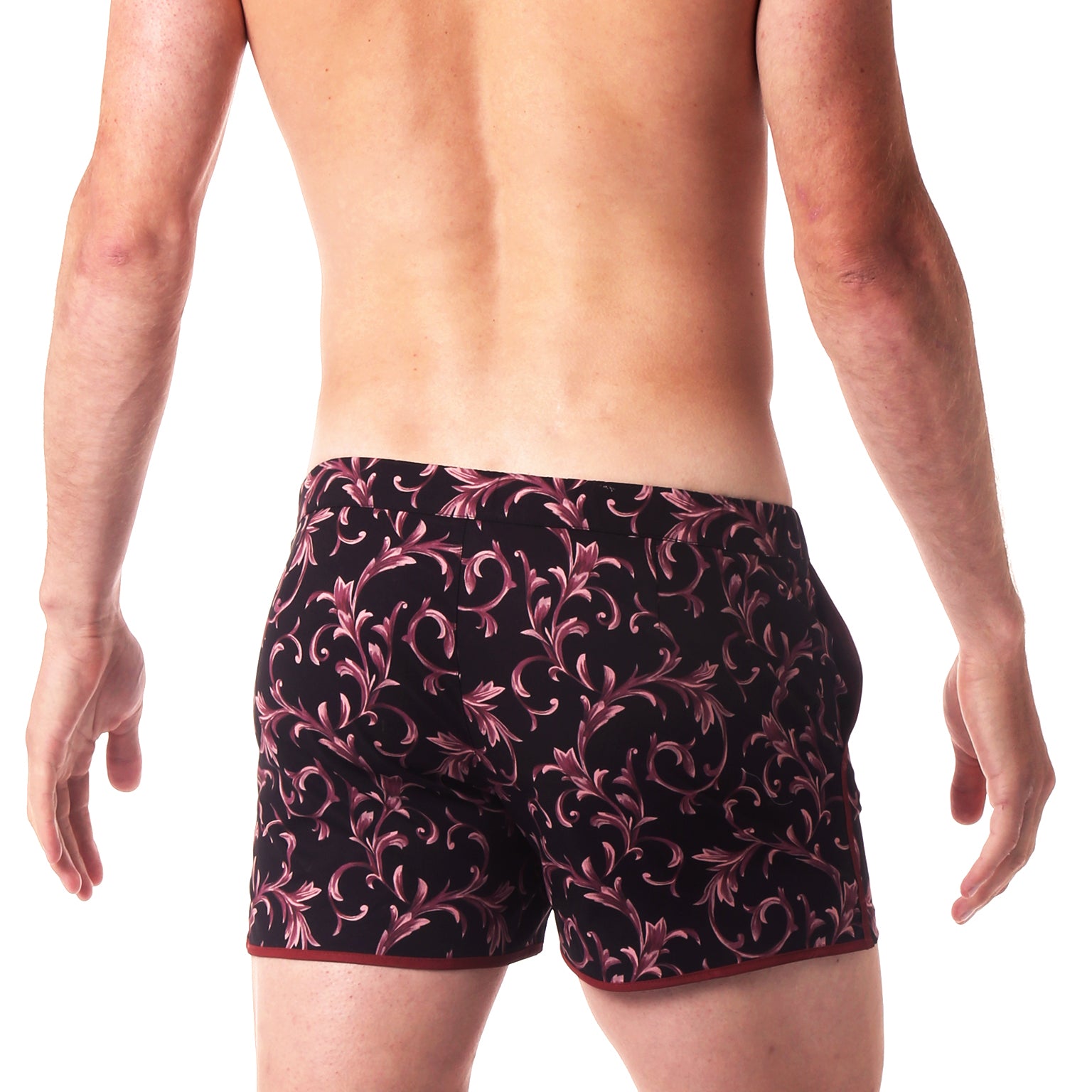 SAVE 70% - Black Garnet Bernini Print 2" Angeleno Stretch - parke & ronen