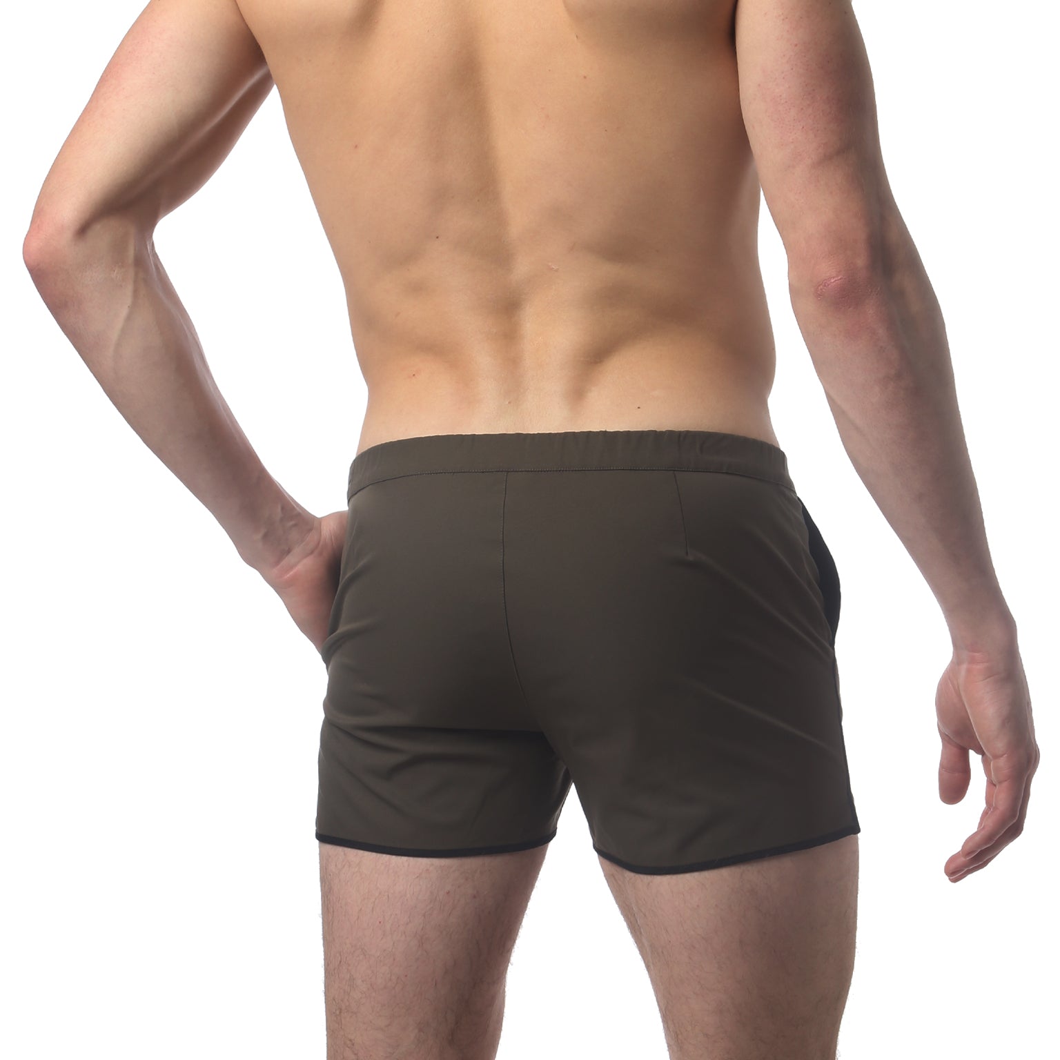 Army Green 2" Angeleno Solid Stretch - parke & ronen