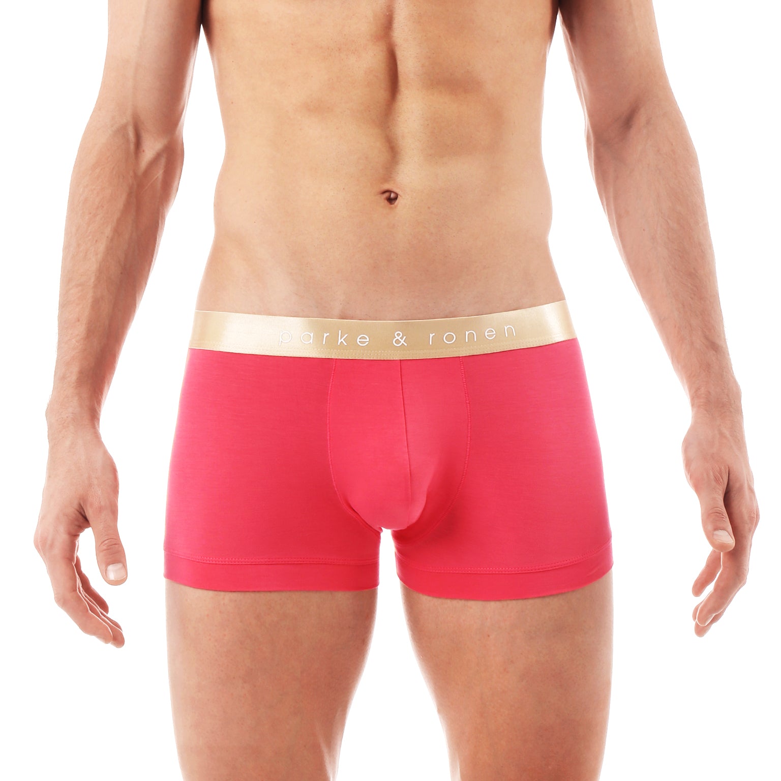 Flamingo Pink Solid Low Rise Trunk