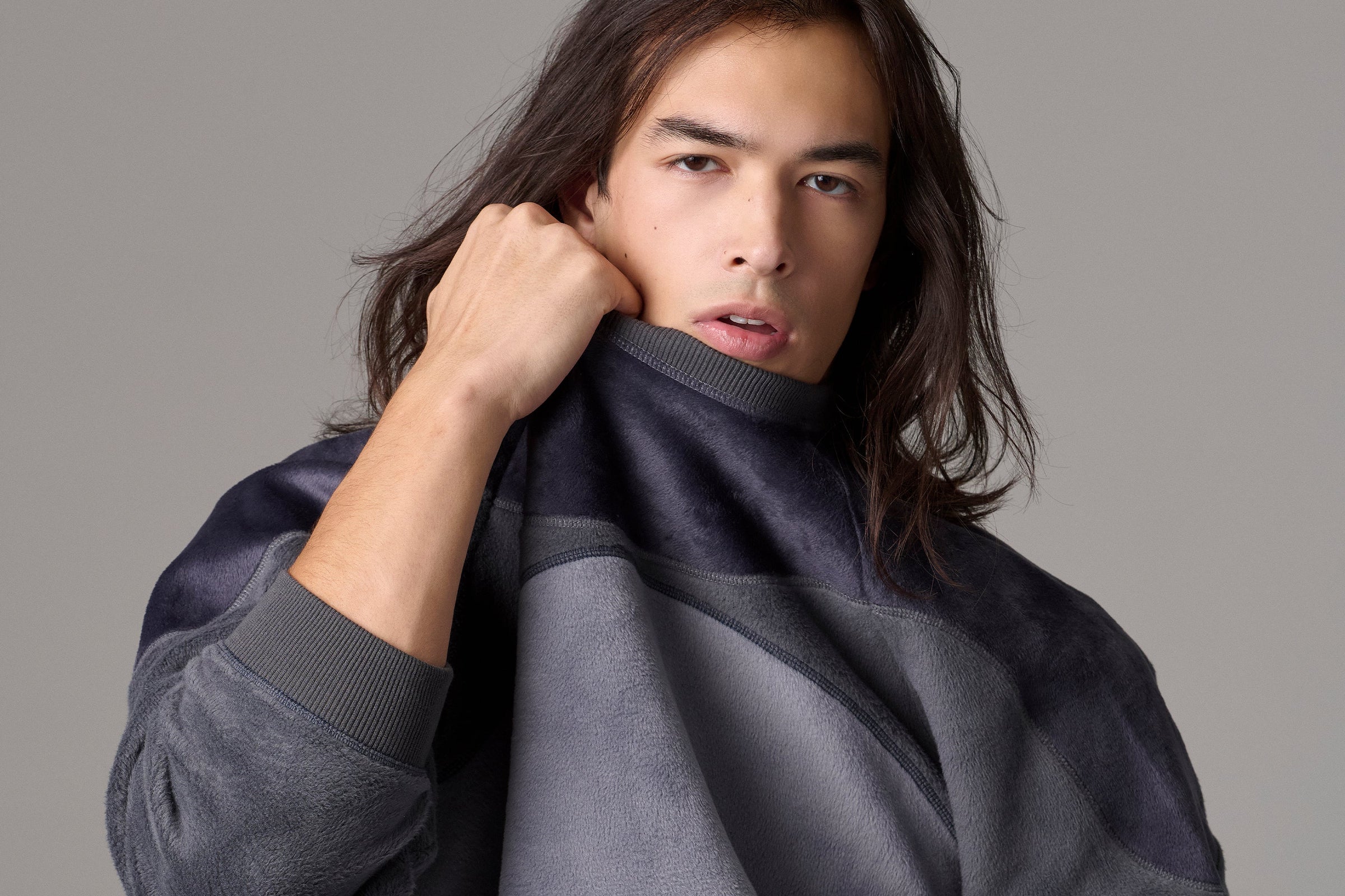 Parke & Ronen Resort 2024. Male Model wears Lemon Tech Sweatshirt