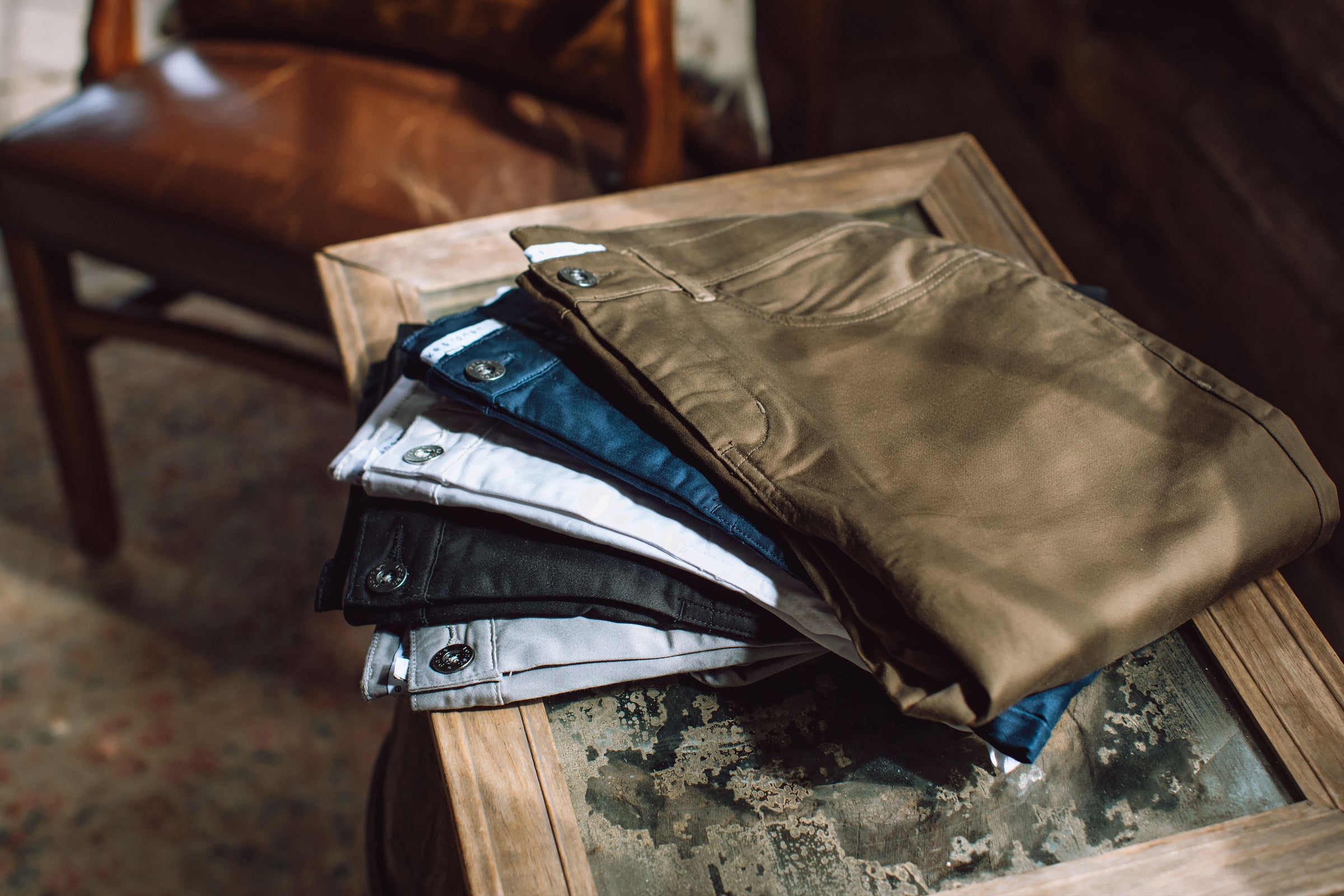 Parke & Ronen Campaign Image on male models wearing pants