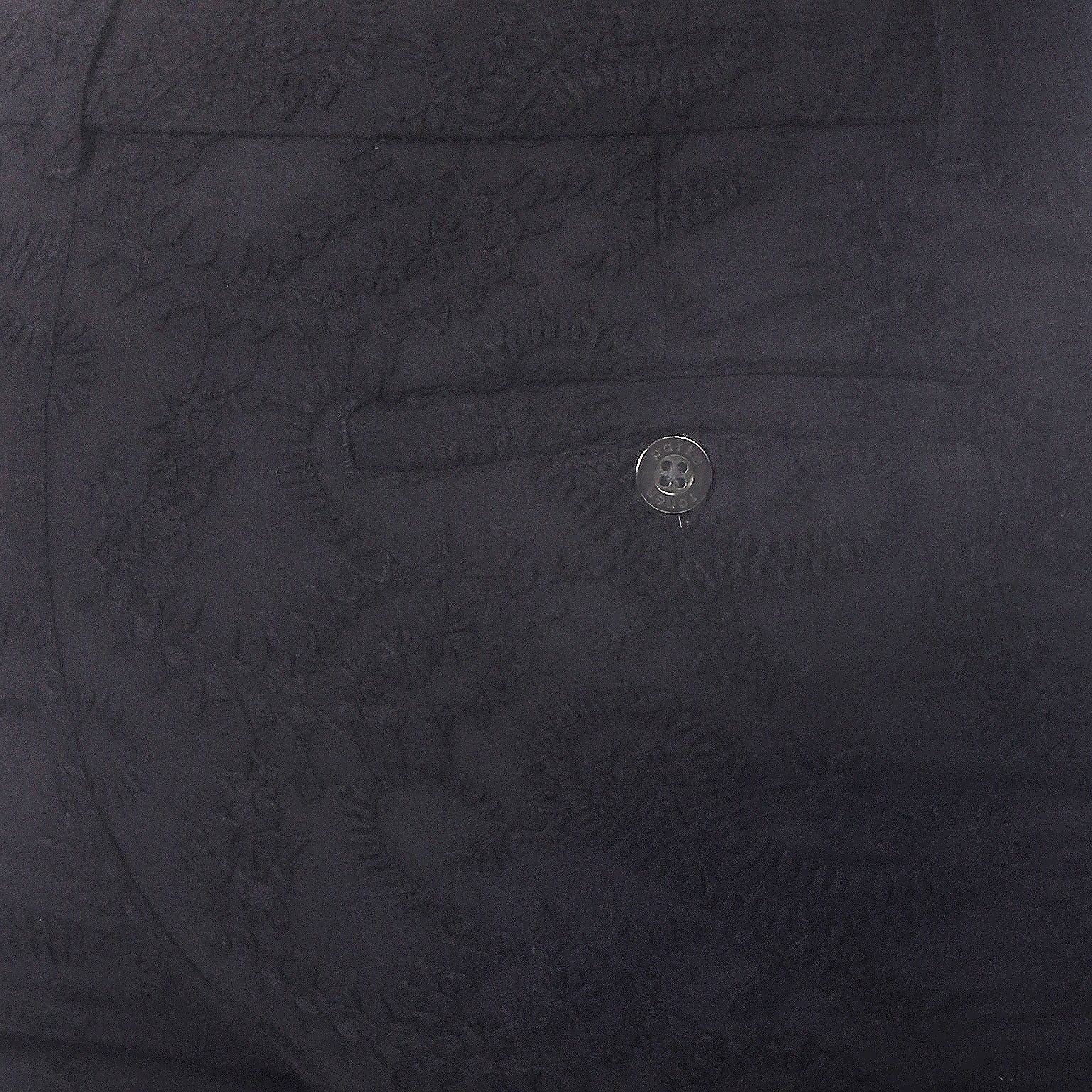 Black Artisan Stitch Holler Short