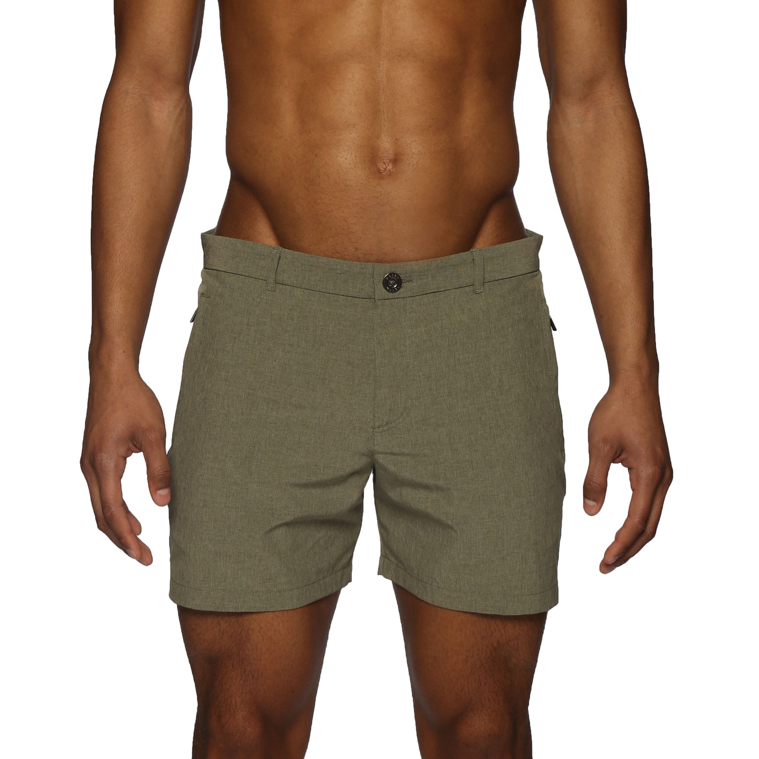 NEW COLOR- Army Green Action Stretch Holler Short