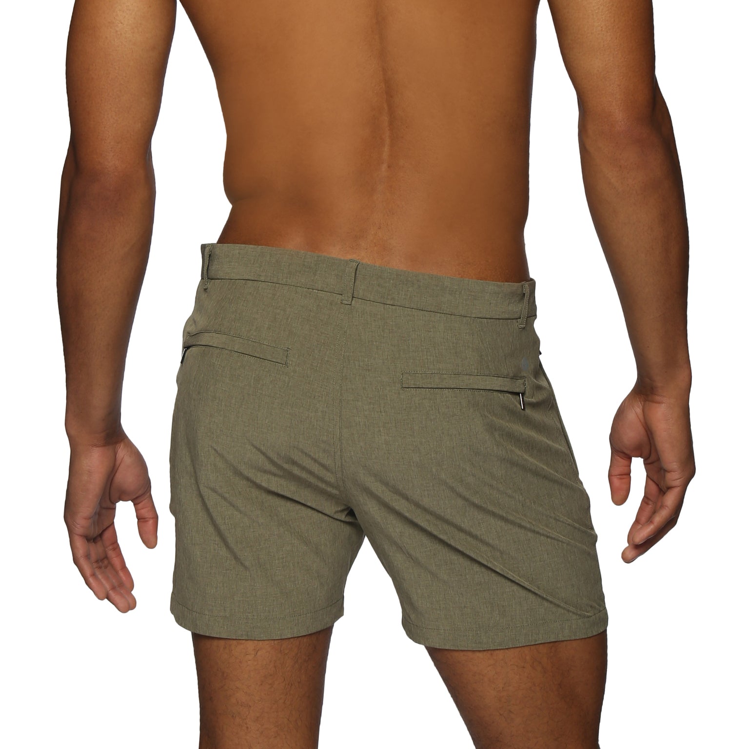 NEW COLOR- Army Green Action Stretch Holler Short