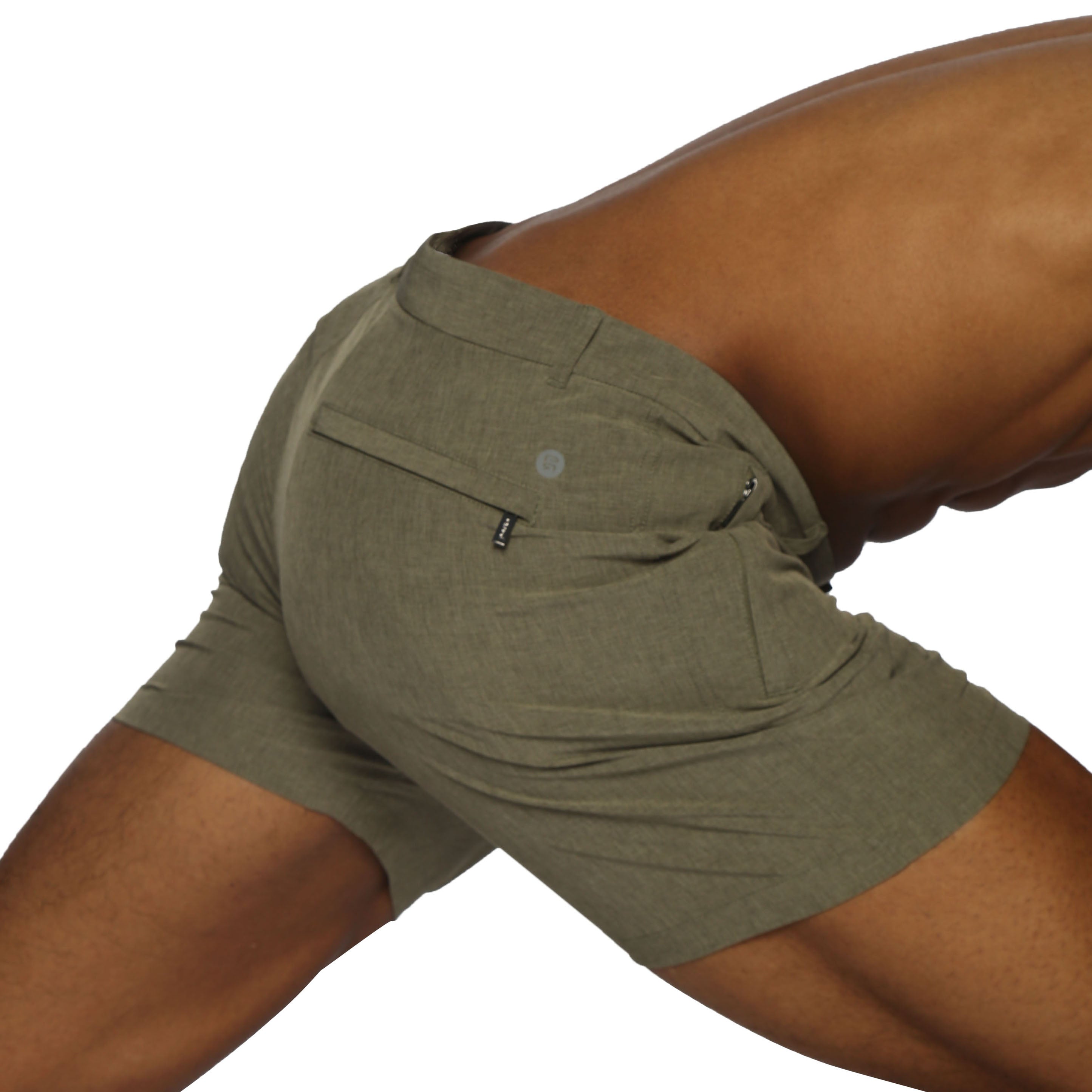 NEW COLOR- Army Green Action Stretch Holler Short