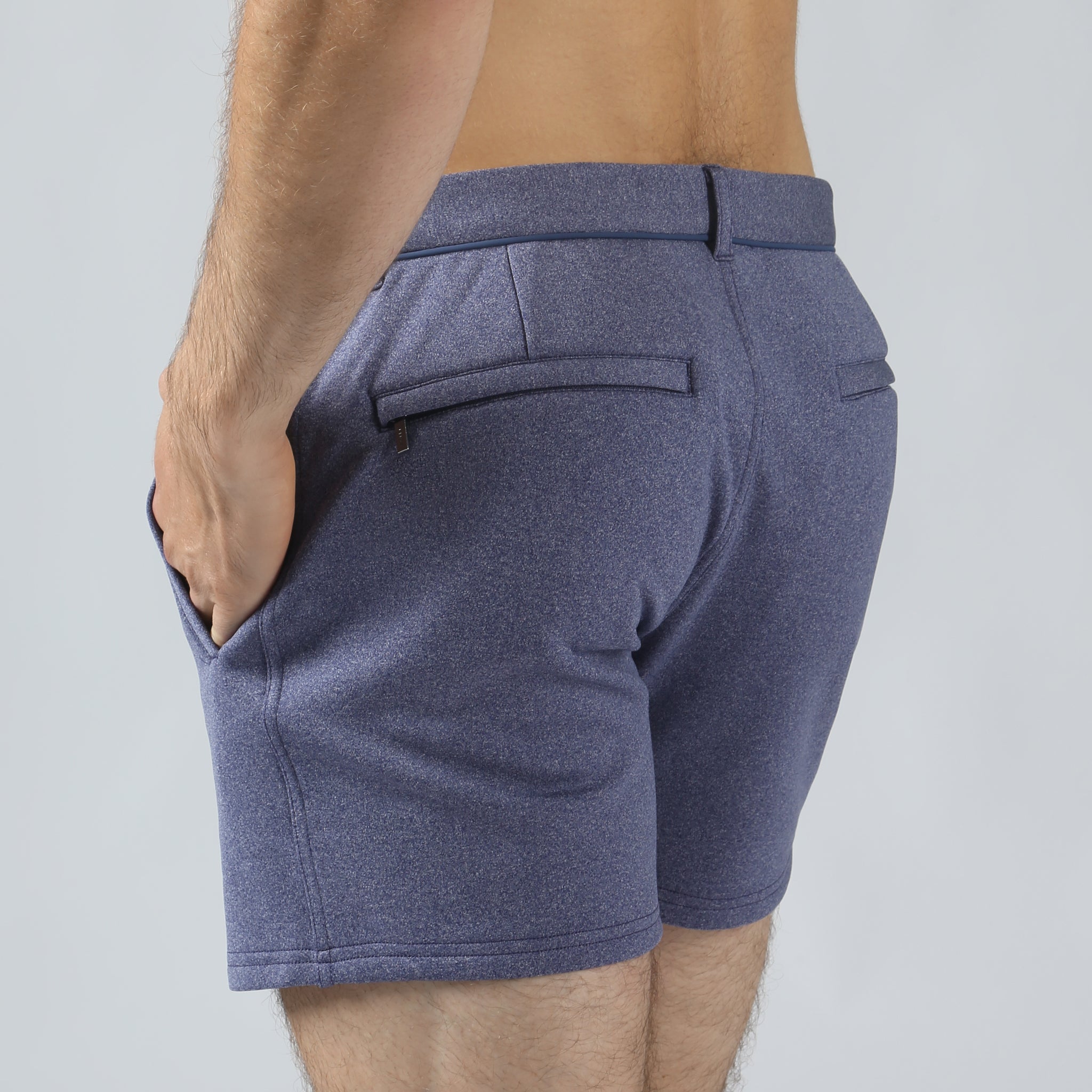 ACTIONWEAR Heather Blue Action Heather Flex Holler Short