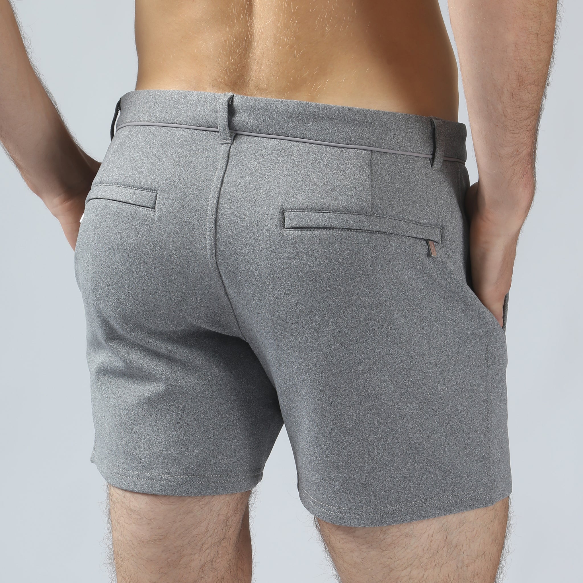 ACTIONWEAR Heather Grey Action Heather Flex Holler Short