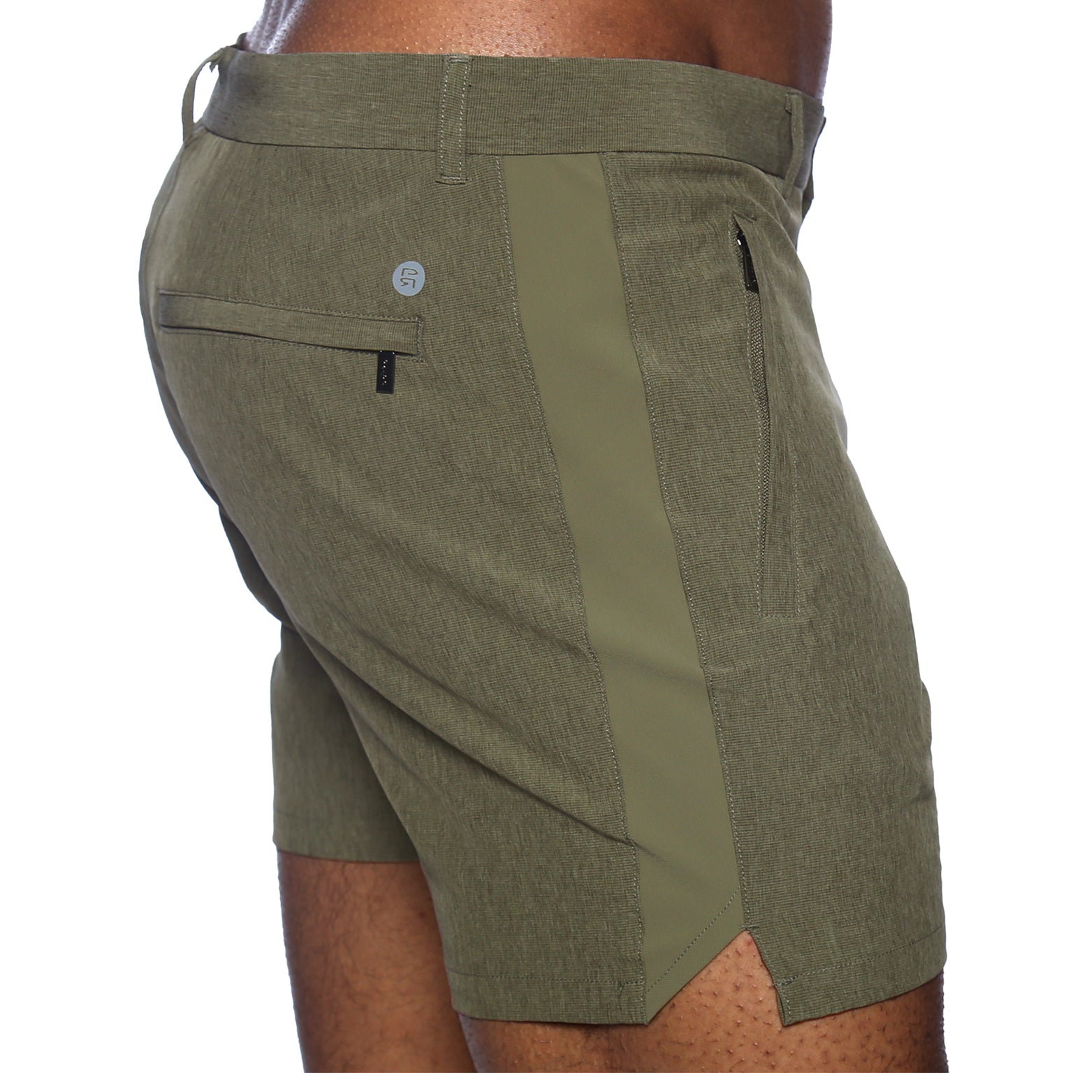 NEW SPRING '25- Military Green Rampart Short - Parke & Ronen
