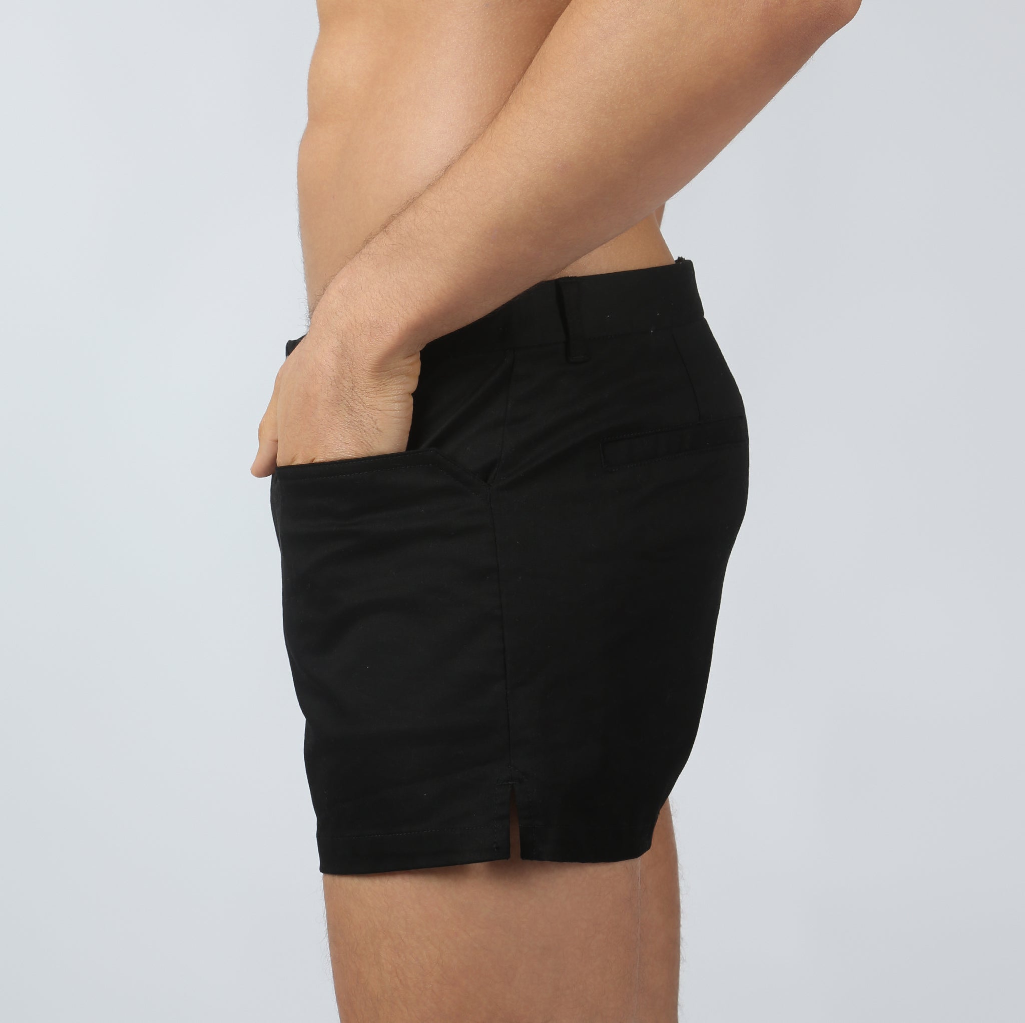 NEW- Black Solid Summit Short