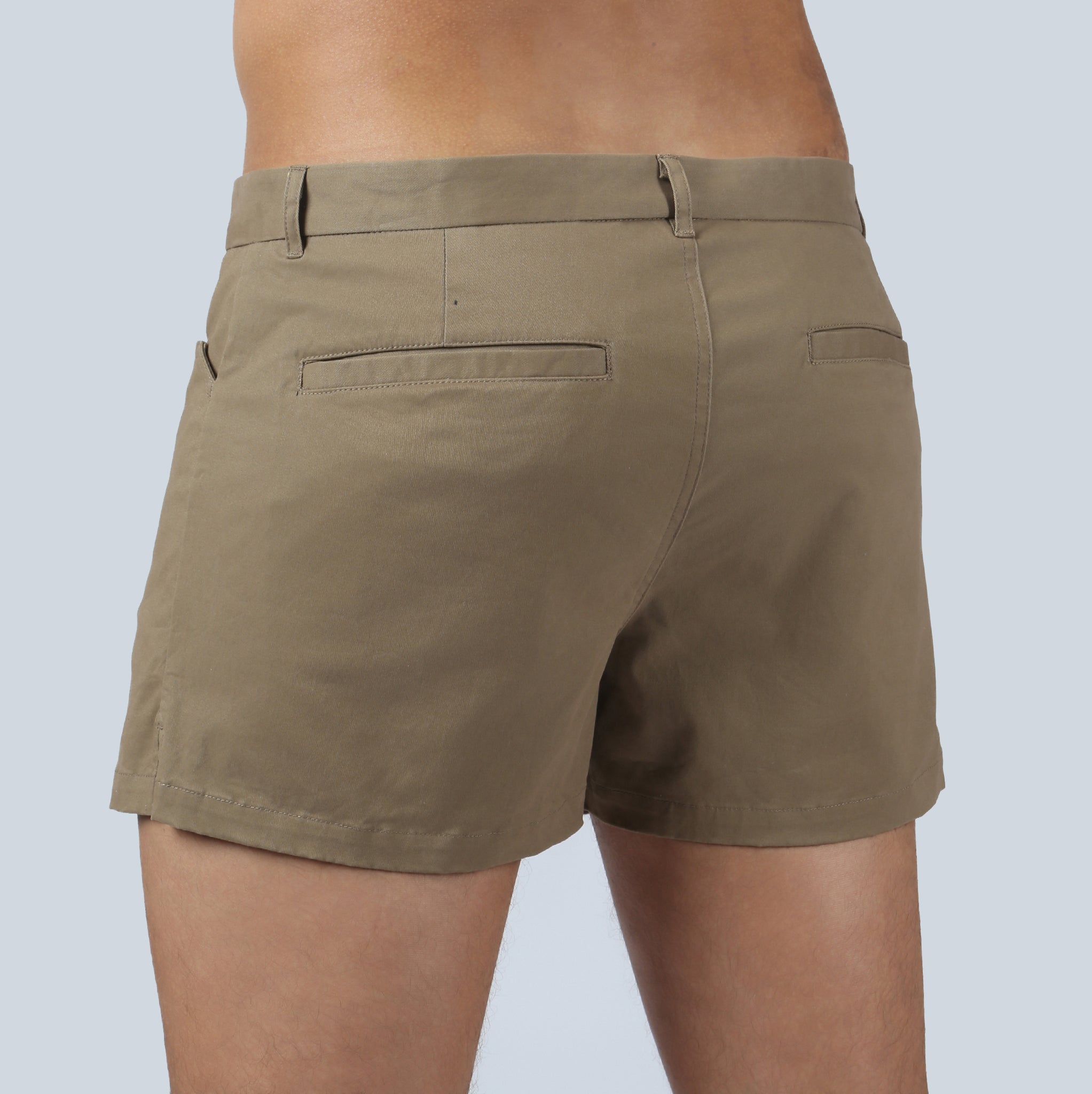 Khaki Solid Summit Short