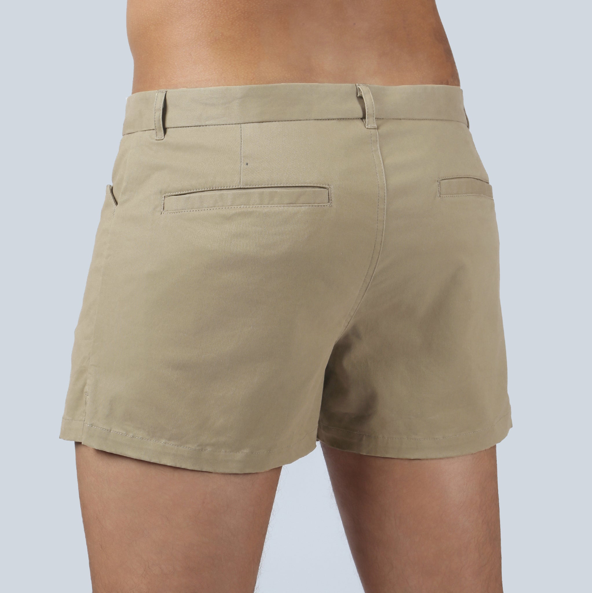 Tan Solid Summit Short