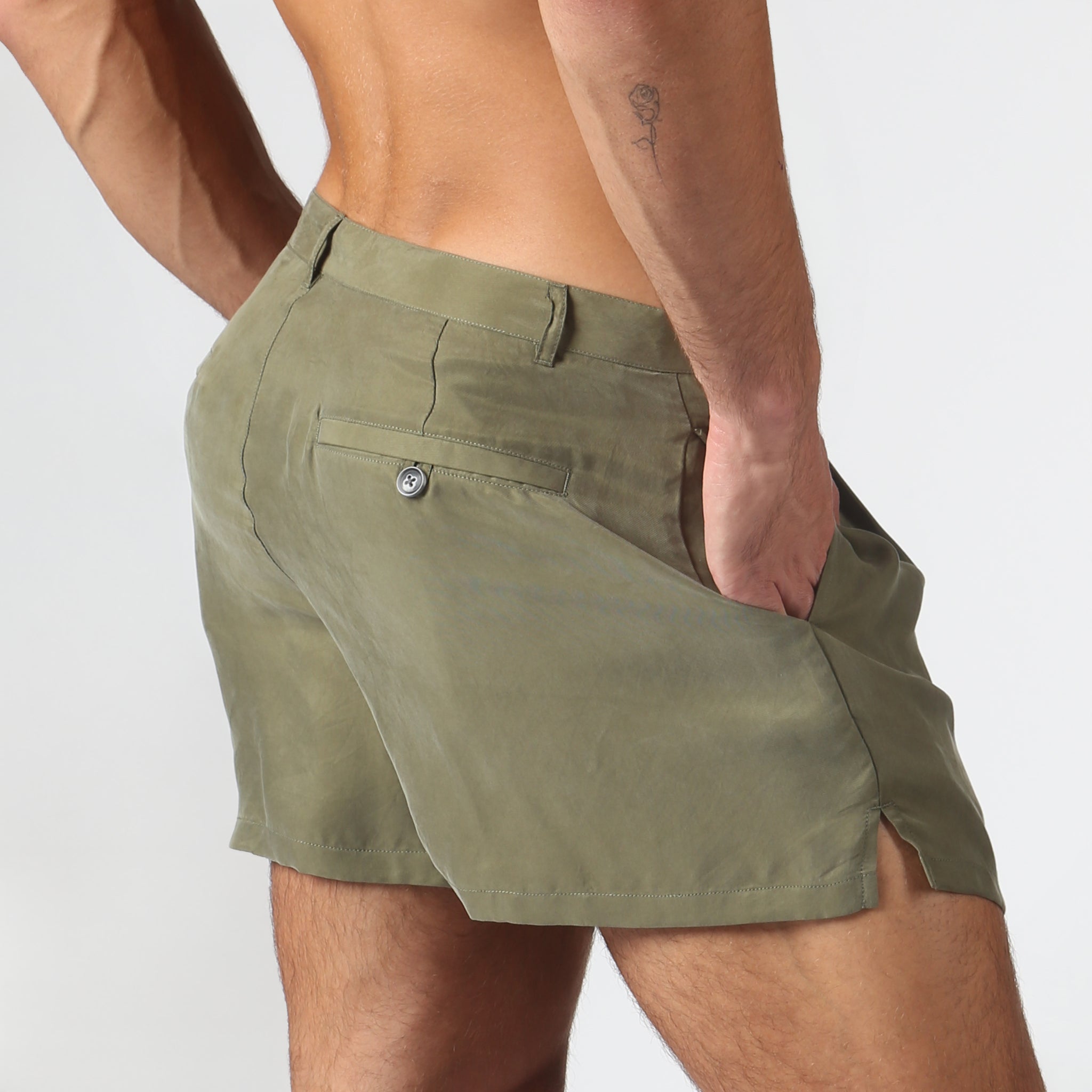 NEW- Army Cupro Sail Short