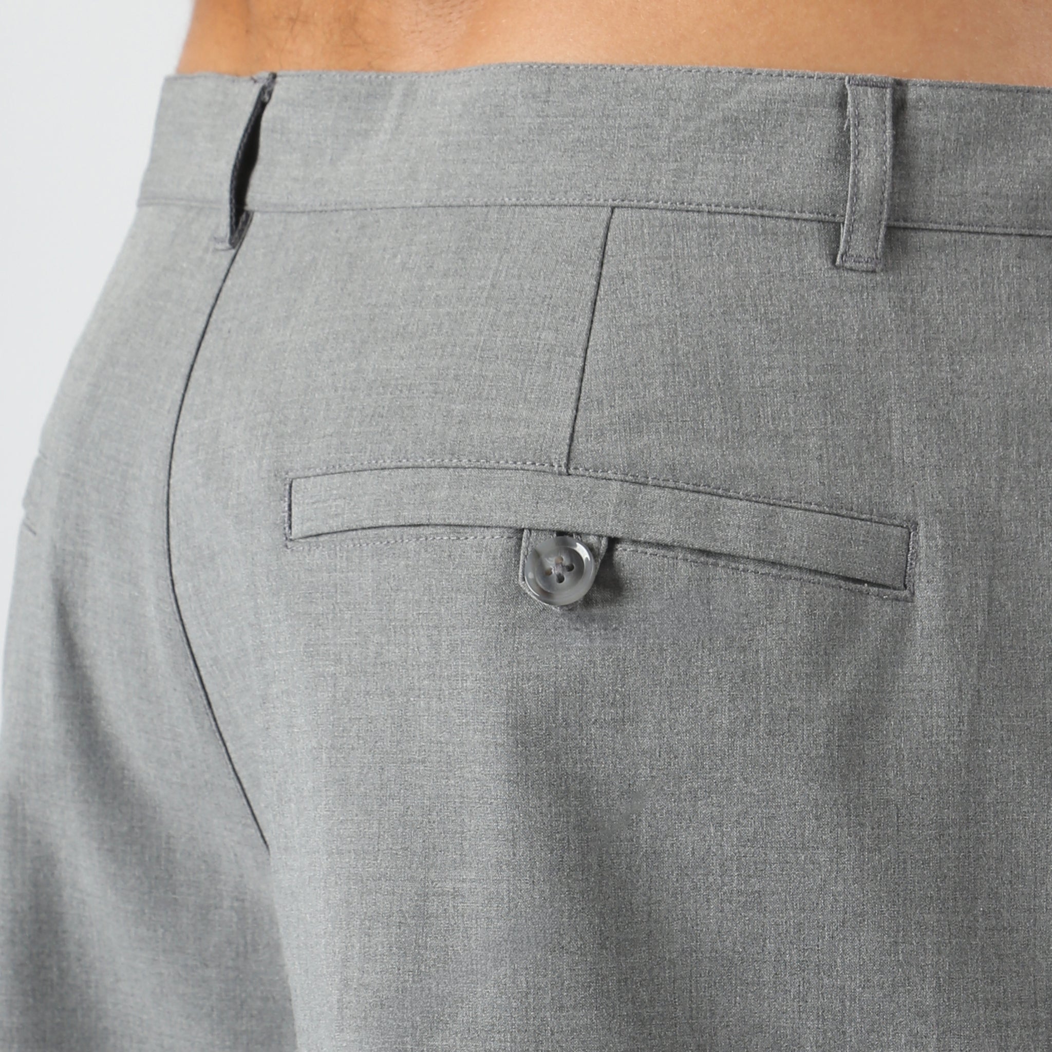 NEW- Granite Grey Viscose Sail Short