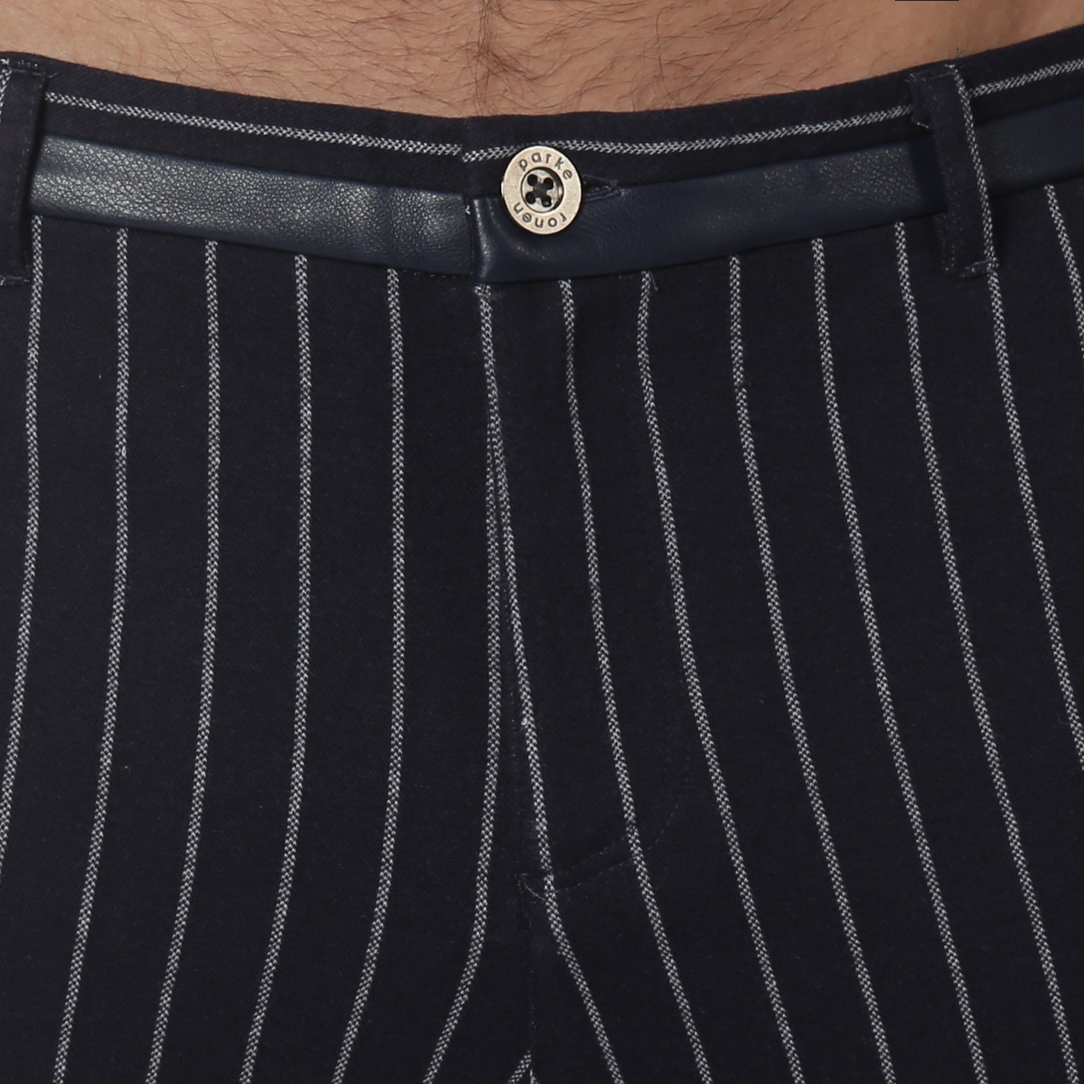 NEW- Navy Chalk Stripe Artemis Pants